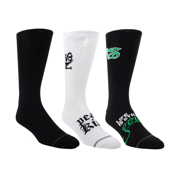 Perri Socks - NAS ASSORTED CREW, 3PAIR - One Size - Image 2