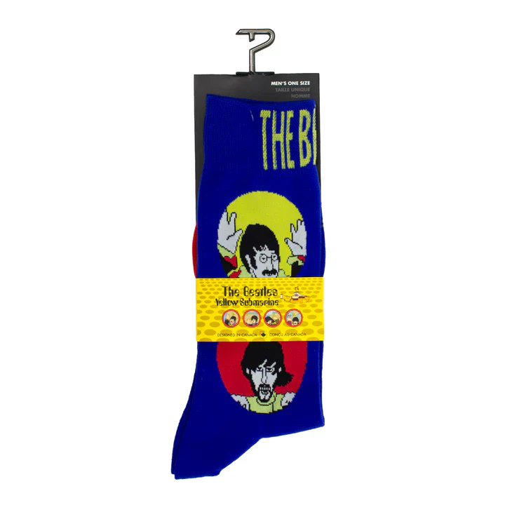 Perri Socks - THE BEATLES YELLOW SUBMARINE WINDOW FACES SOCKS - One Size - Image 4