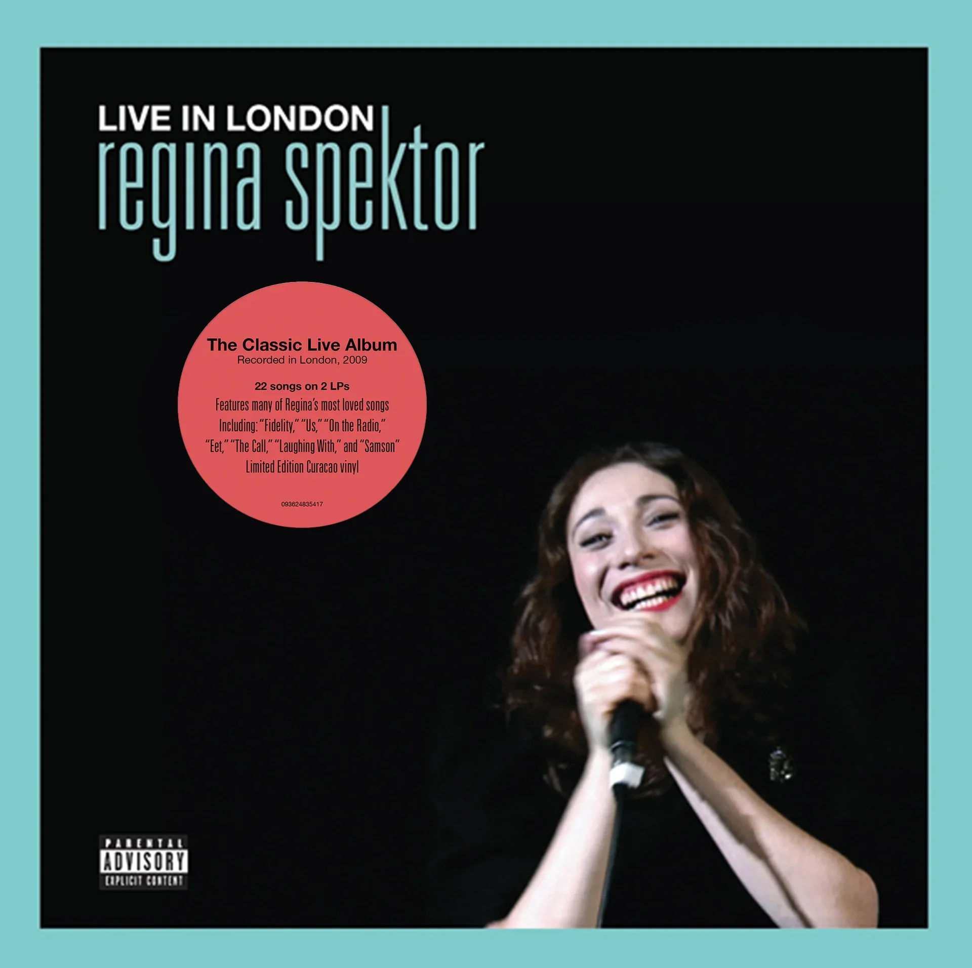 Regina Spektor - Live In London (2LP Curacao Blue Vinyl) (New Vinyl)