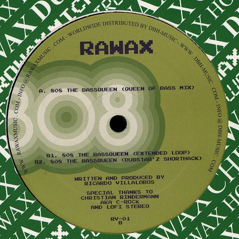 Ricardo Villalobos - 808 The Bassqueen (12") (New Vinyl)