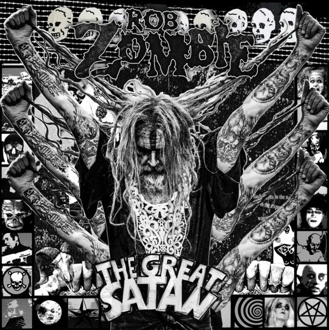 Rob Zombie - The Great Satan (Indie Exclusive Black & White Swirl) (New Vinyl)