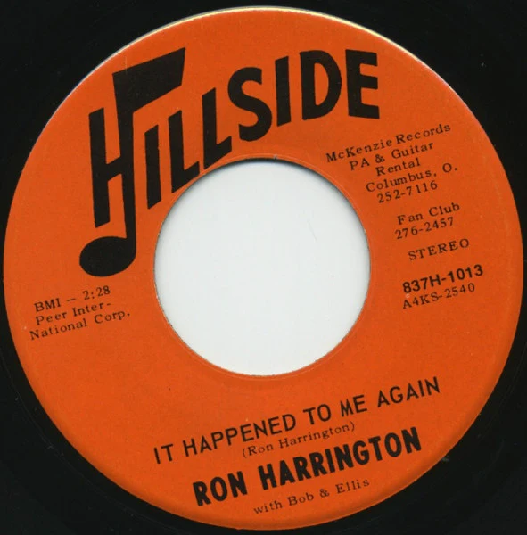 Ron Harrington - It Happened To Me Again/Because You're Mine 7" (Red Vinyl) (New Vinyl)