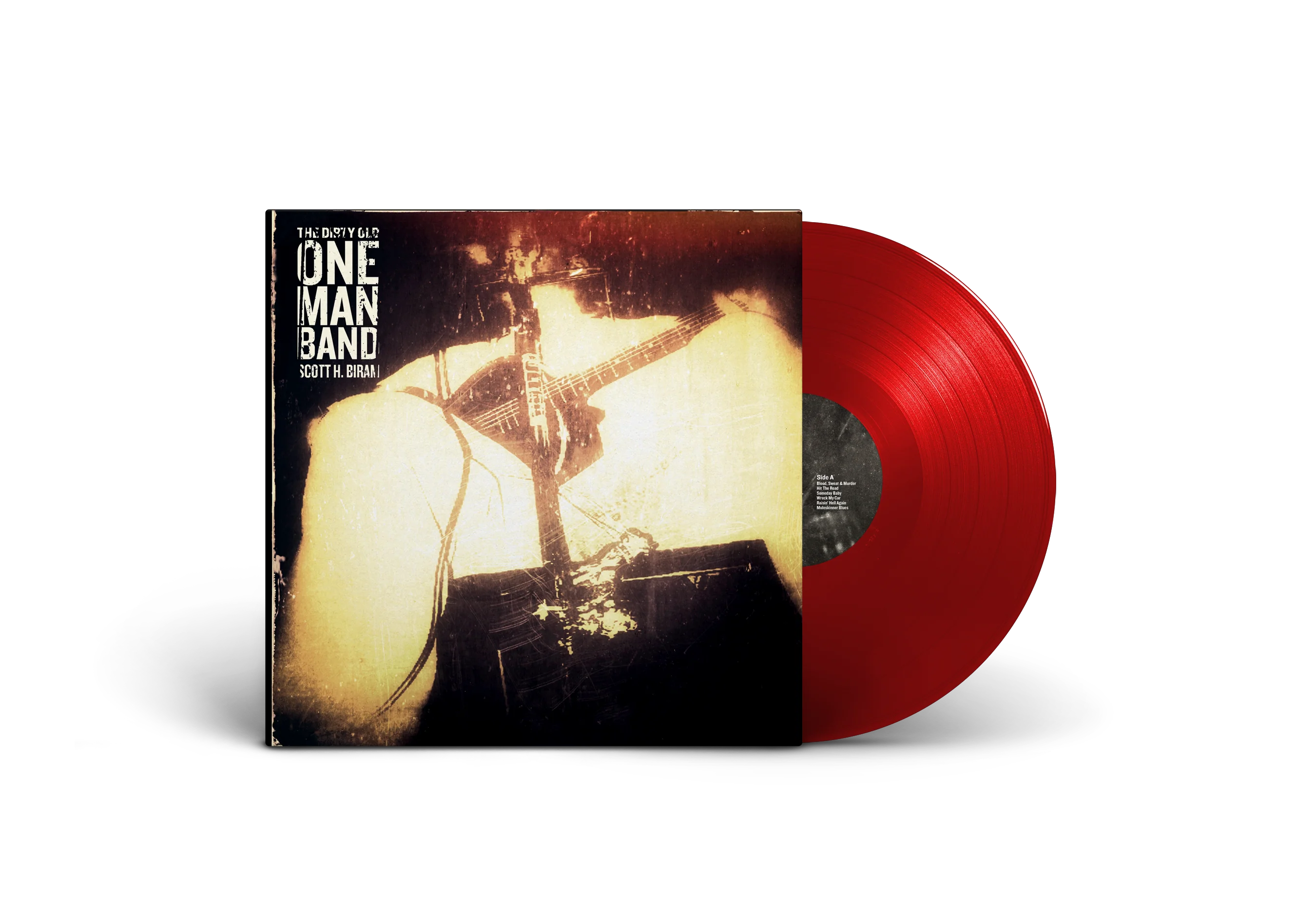 Scott H. Biram - Dirty Old One Man Band (Red Vinyl) (New Vinyl) - Image 2