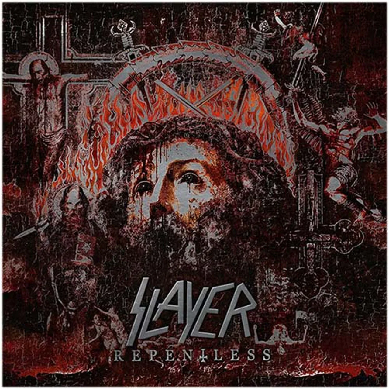 Slayer - Repentless (Clear w/ Silver & Red Splatter) (New Vinyl)
