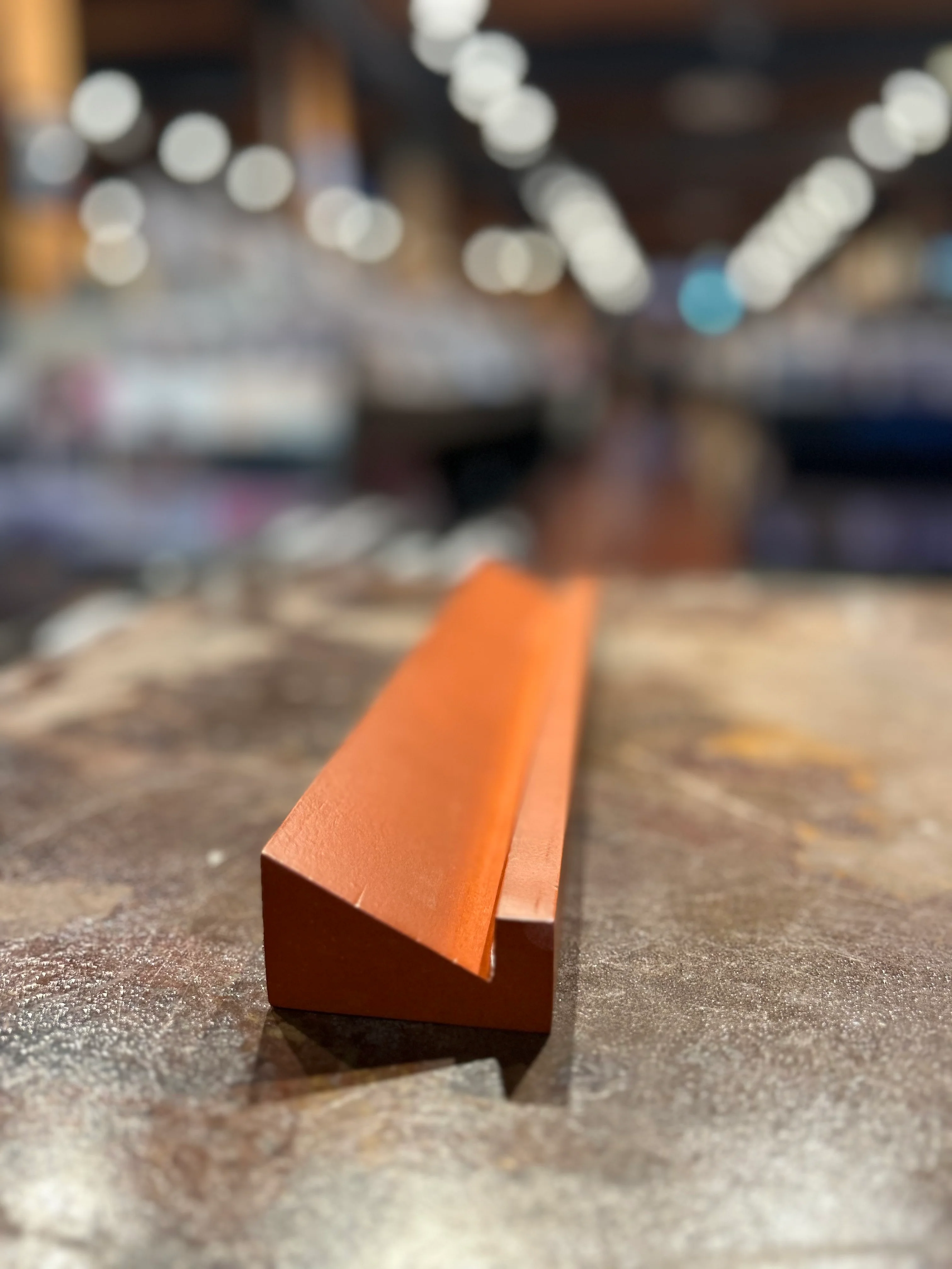 Solid Wood Wall Mounted Vinyl Shelf - Image 3