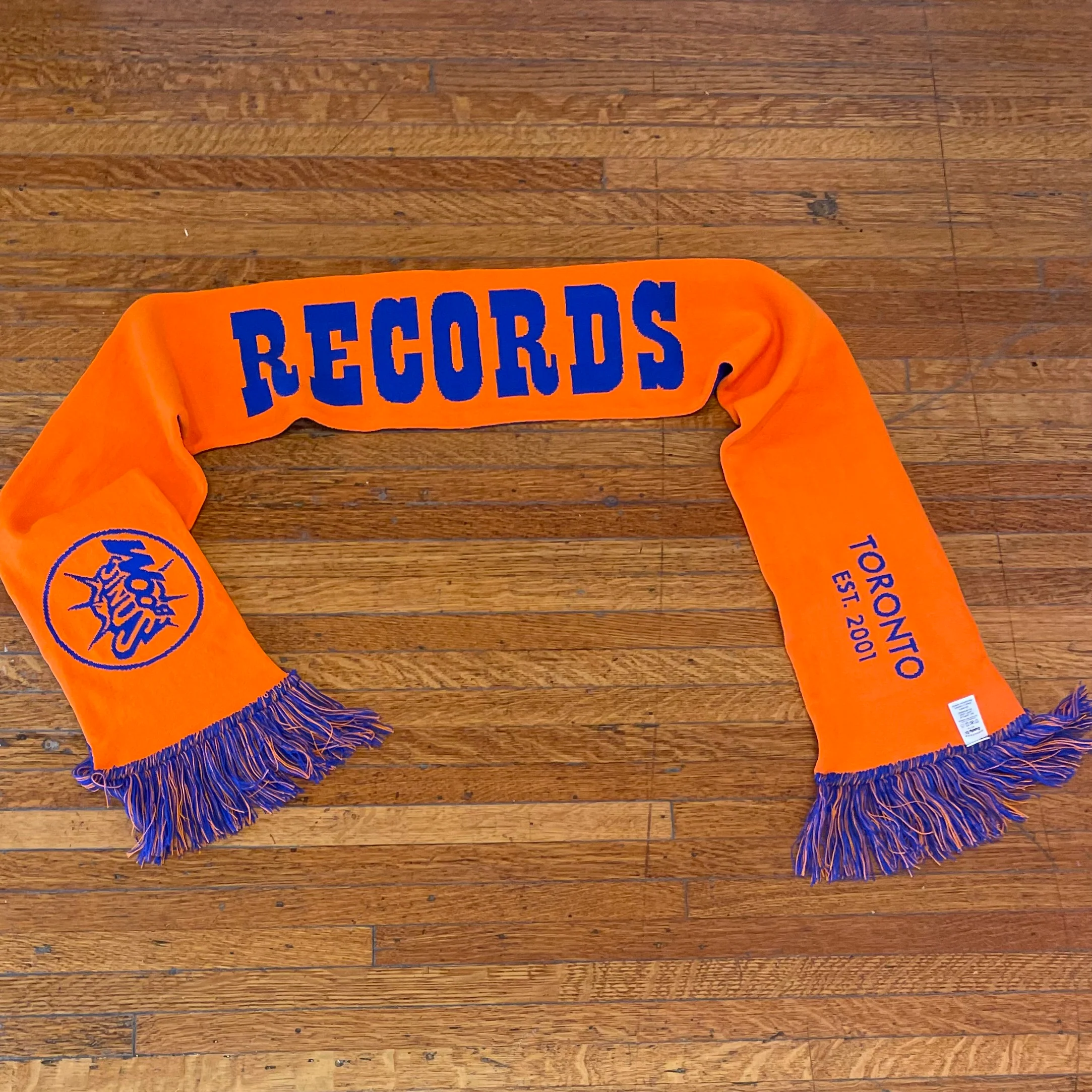Sonic Boom Scarf - TEAM RECORDS ! Double-sided Football Scarf - Image 2
