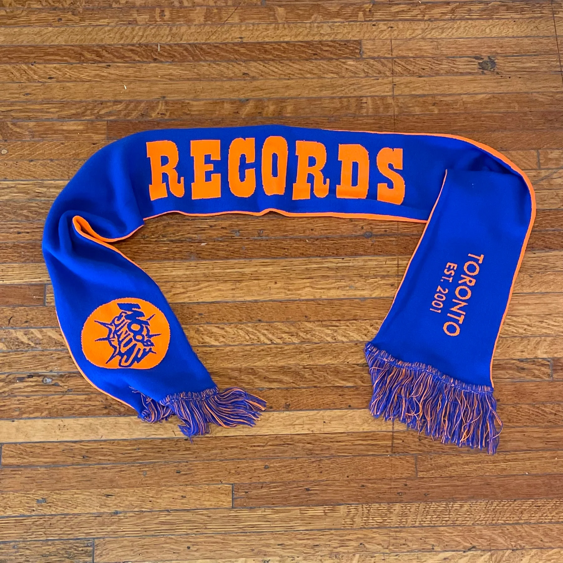 Sonic Boom Scarf - TEAM RECORDS ! Double-sided Football Scarf - Image 3