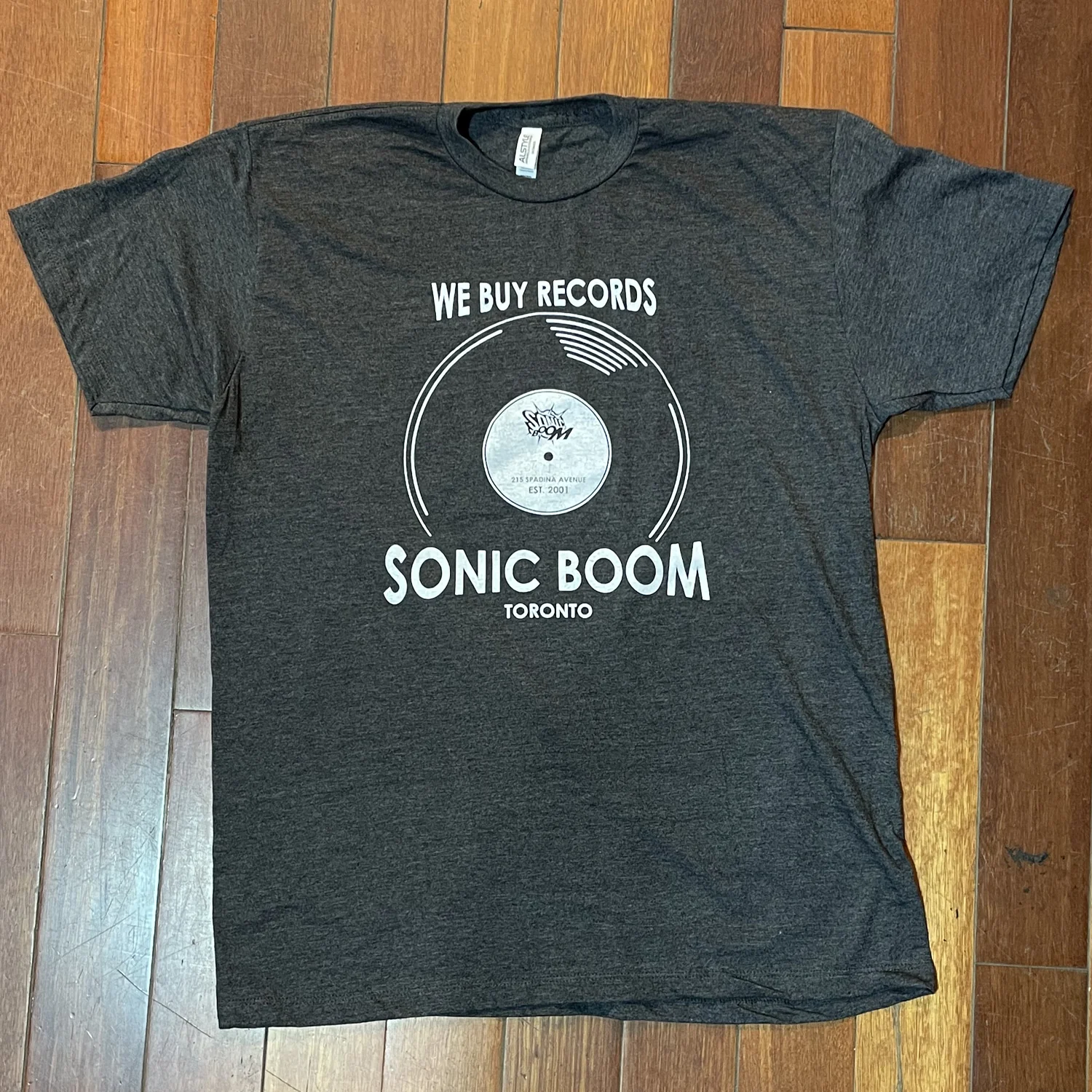 Sonic Boom T-Shirt - We Buy Records - Logo ('22) - Image 2