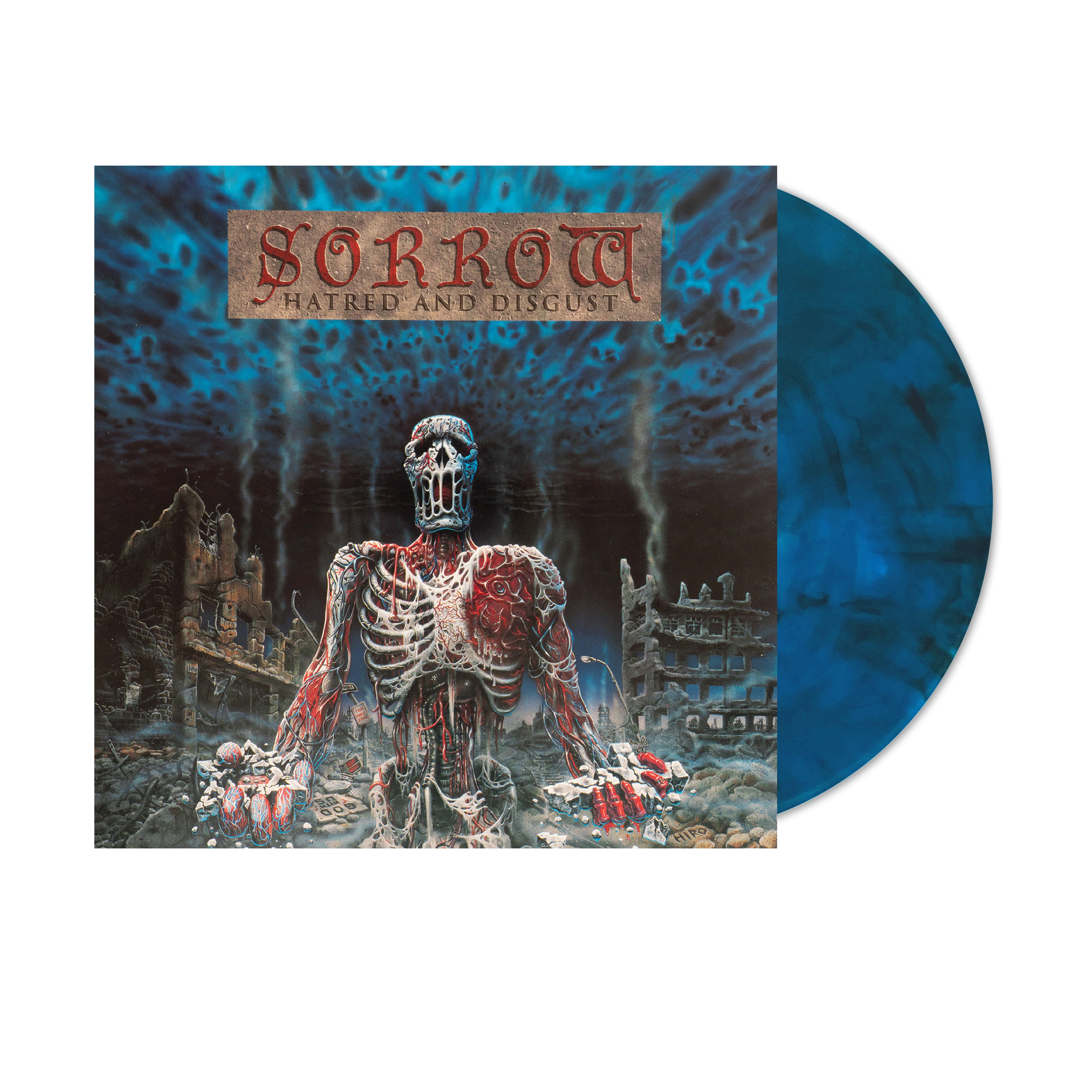 Sorrow - Hatred And Disgust (Remastered) (Blue Smoke Vinyl) (New Vinyl) - Image 2