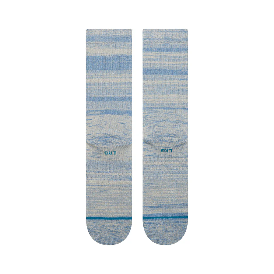STANCE - Marled Crew Socks - Grey/Blue - Image 3