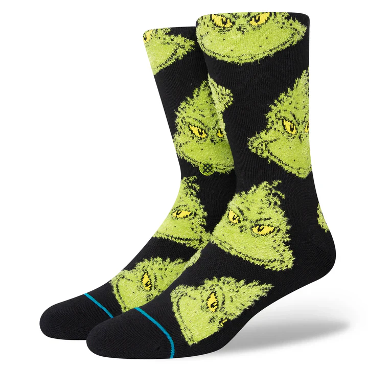 STANCE - Mean One Fuzzy Crew Socks - Image 2