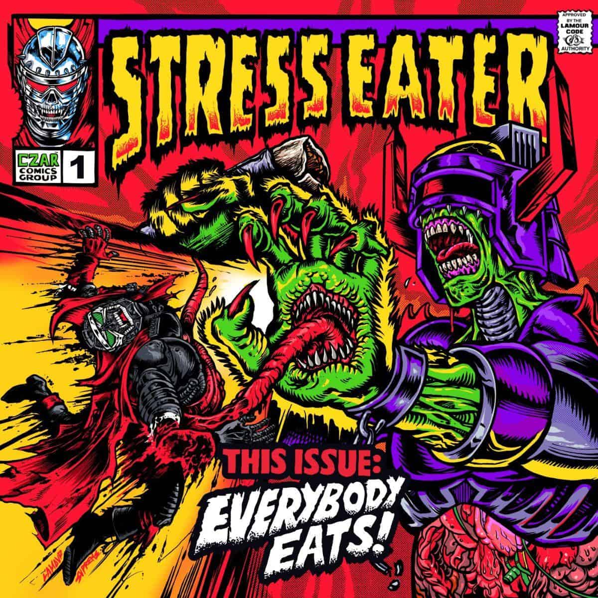 Stress Eater - Everybody Eats! (Clear Red Wave Coloured) (RSD Black Friday 2024) (New Vinyl)