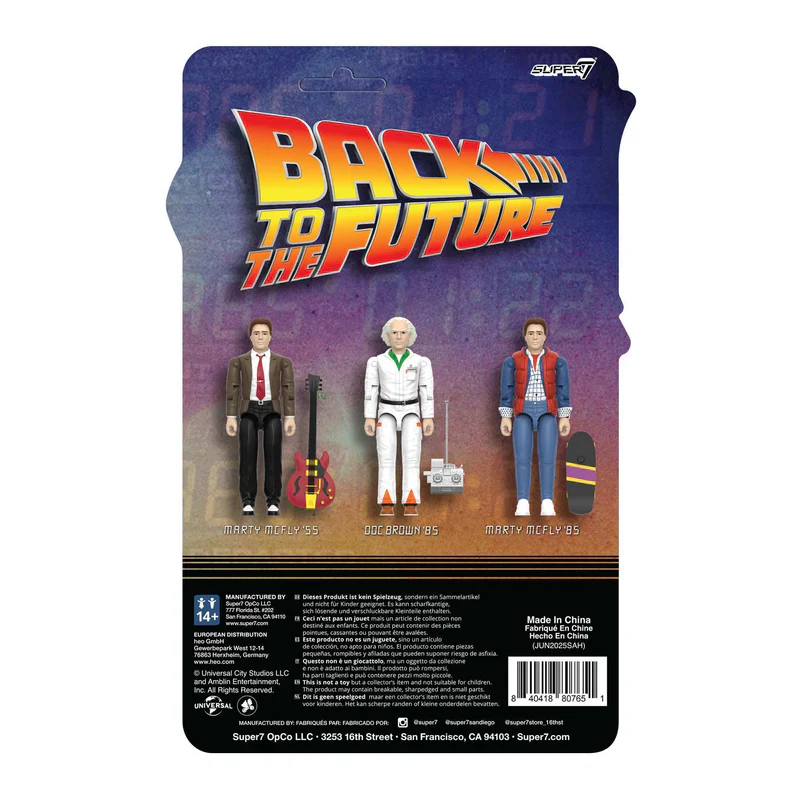 SUPER7 - Back To The Future Marty McFly 1955 ReAction Figure - Image 3