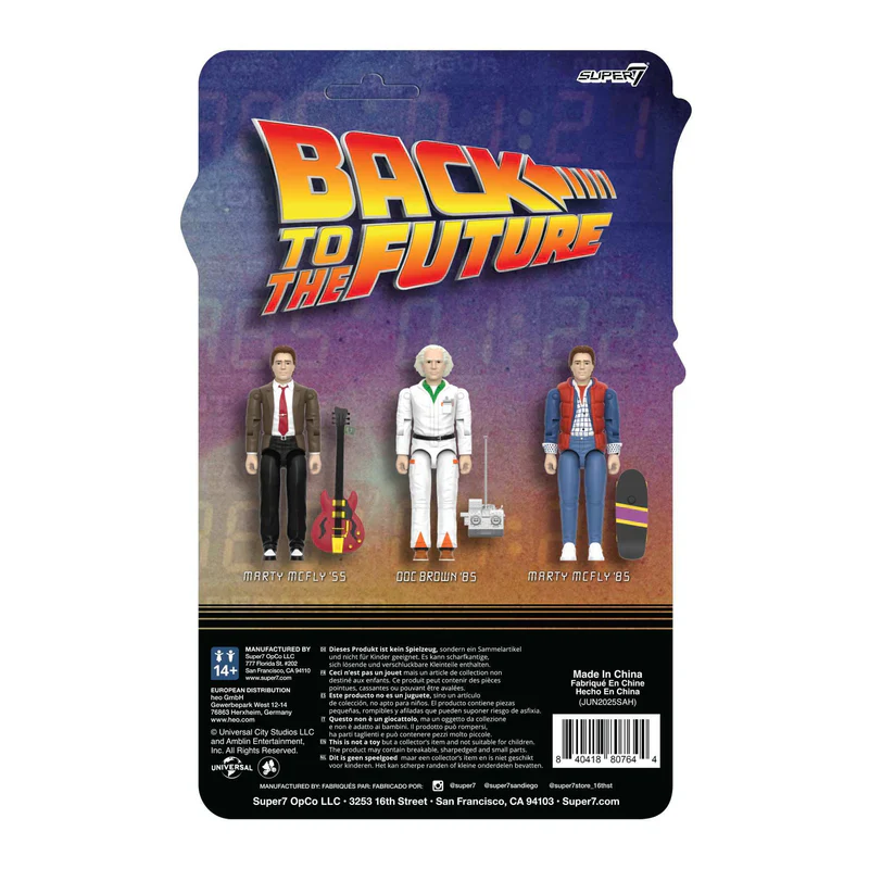 SUPER7 - Back To The Future Marty McFly 1985 ReAction Figure - Image 2