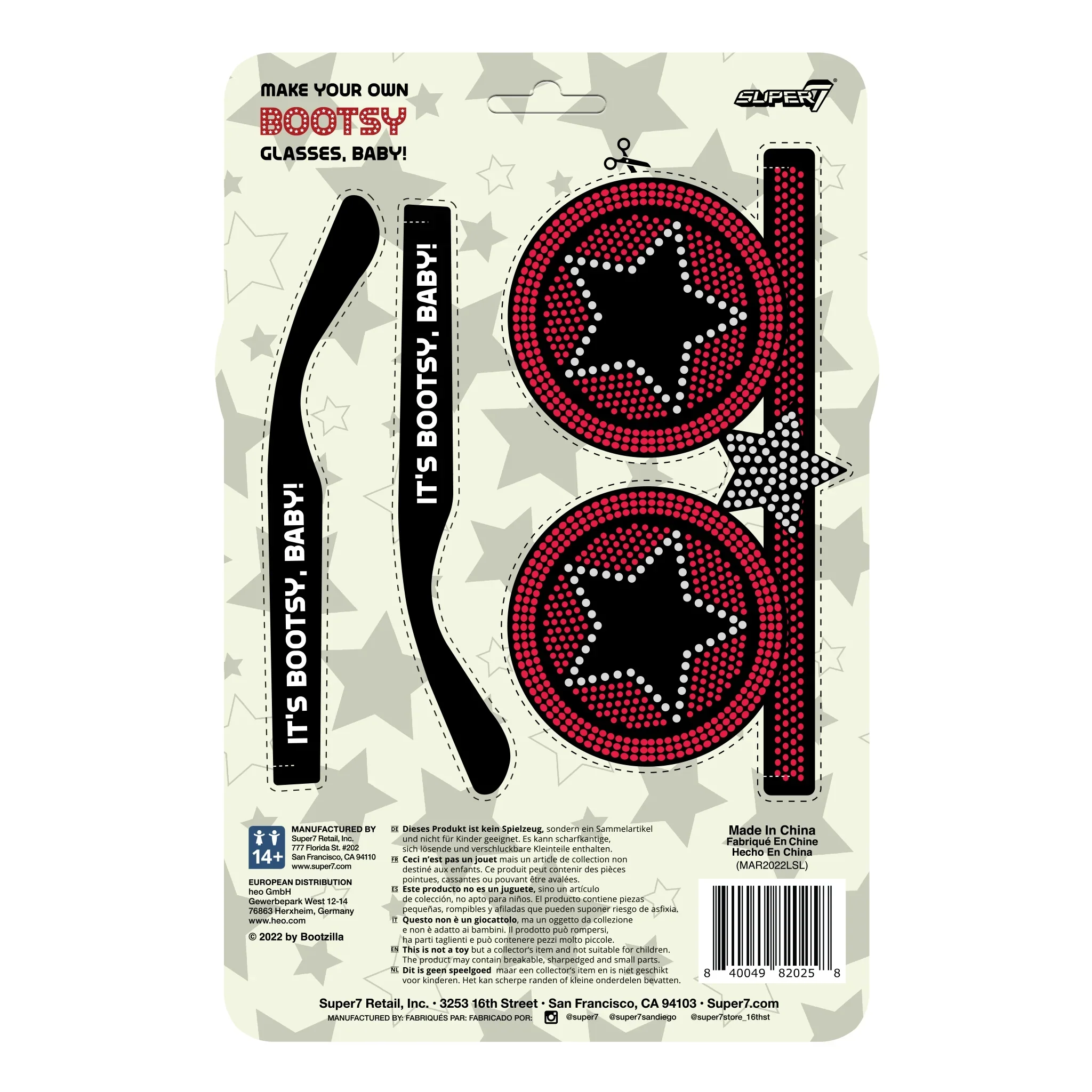 SUPER7 - Bootsy Collins Reaction Figure - Bootsy - Image 4