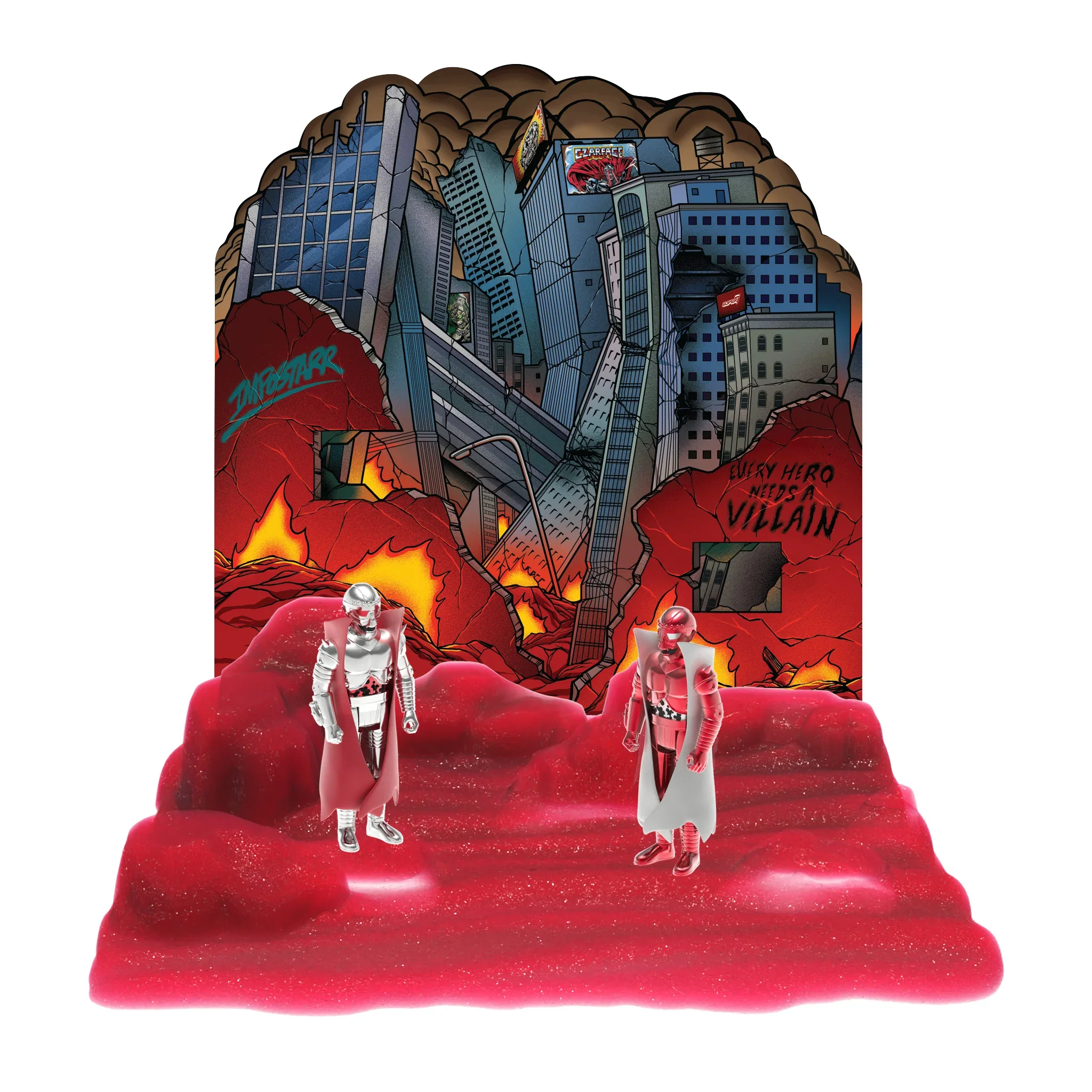 SUPER7 - Czarface Reaction Figure - Battle Mode Double-Sided Playset - Image 2