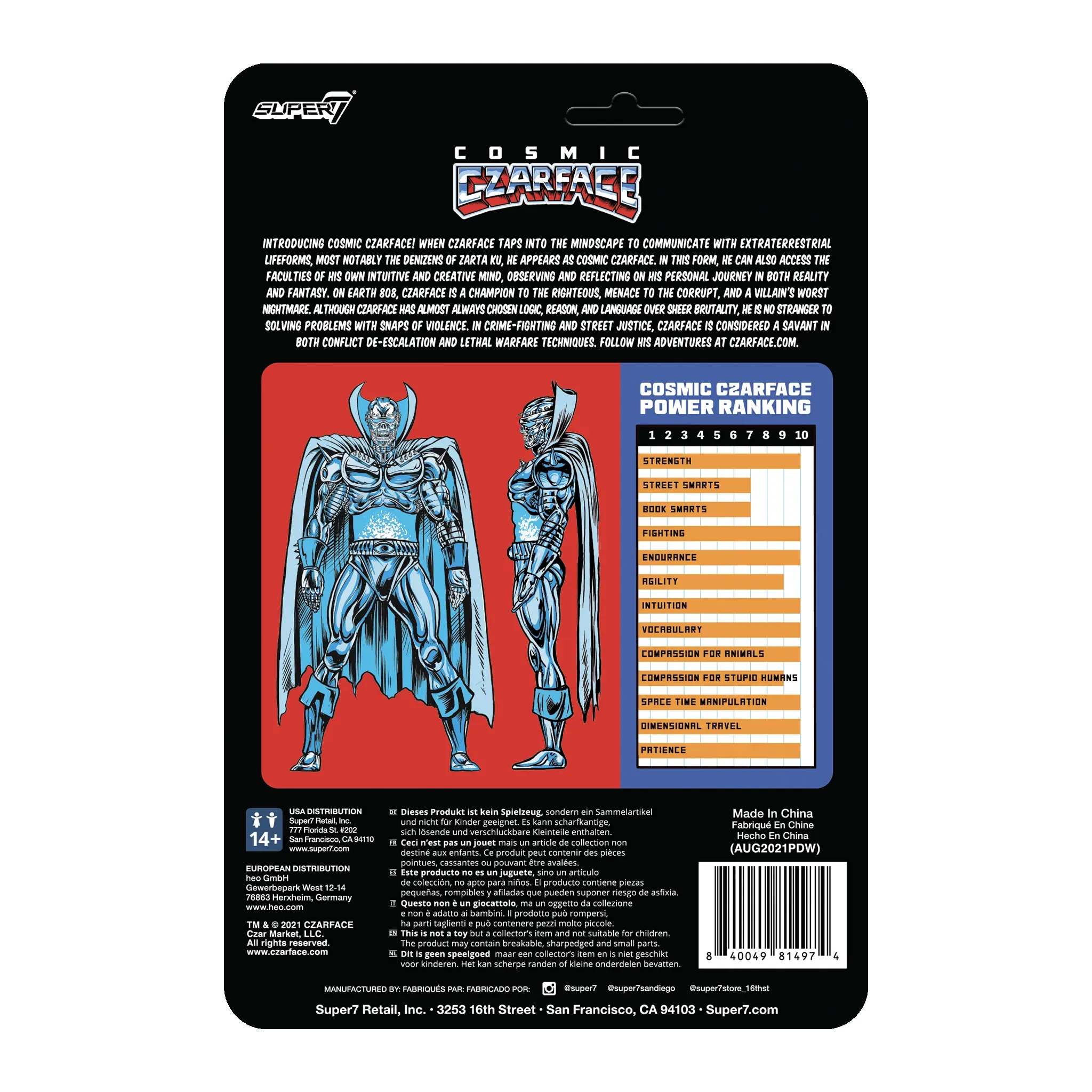 SUPER7 - Czarface Reaction Figure - Cosmic Czarface - Image 3