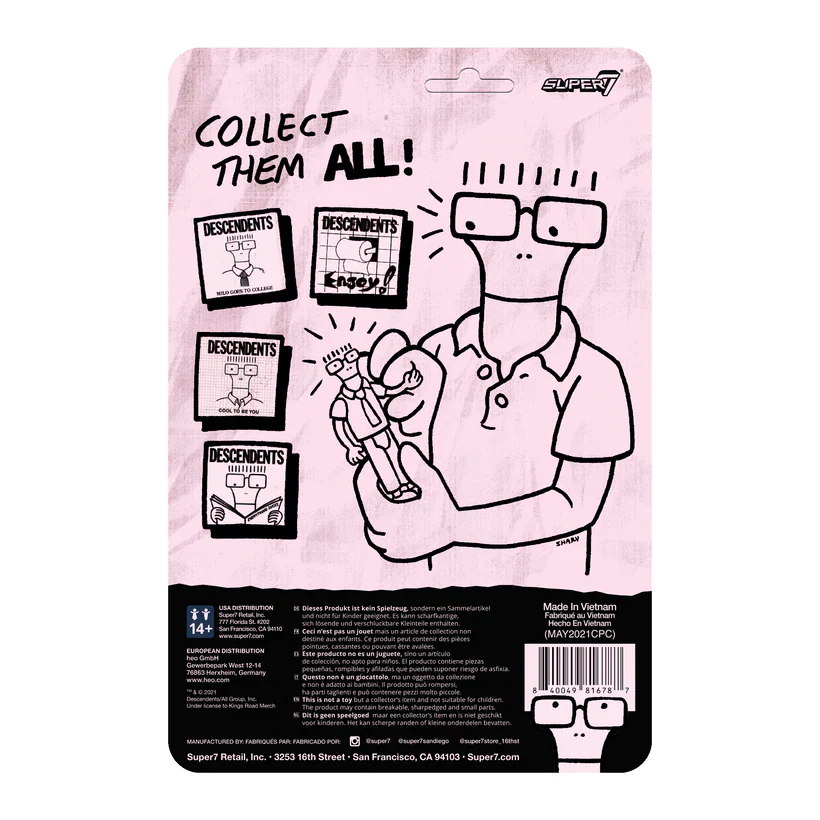 SUPER7 - Descendents ReAction Figure - Milo (Enjoy) - Image 3