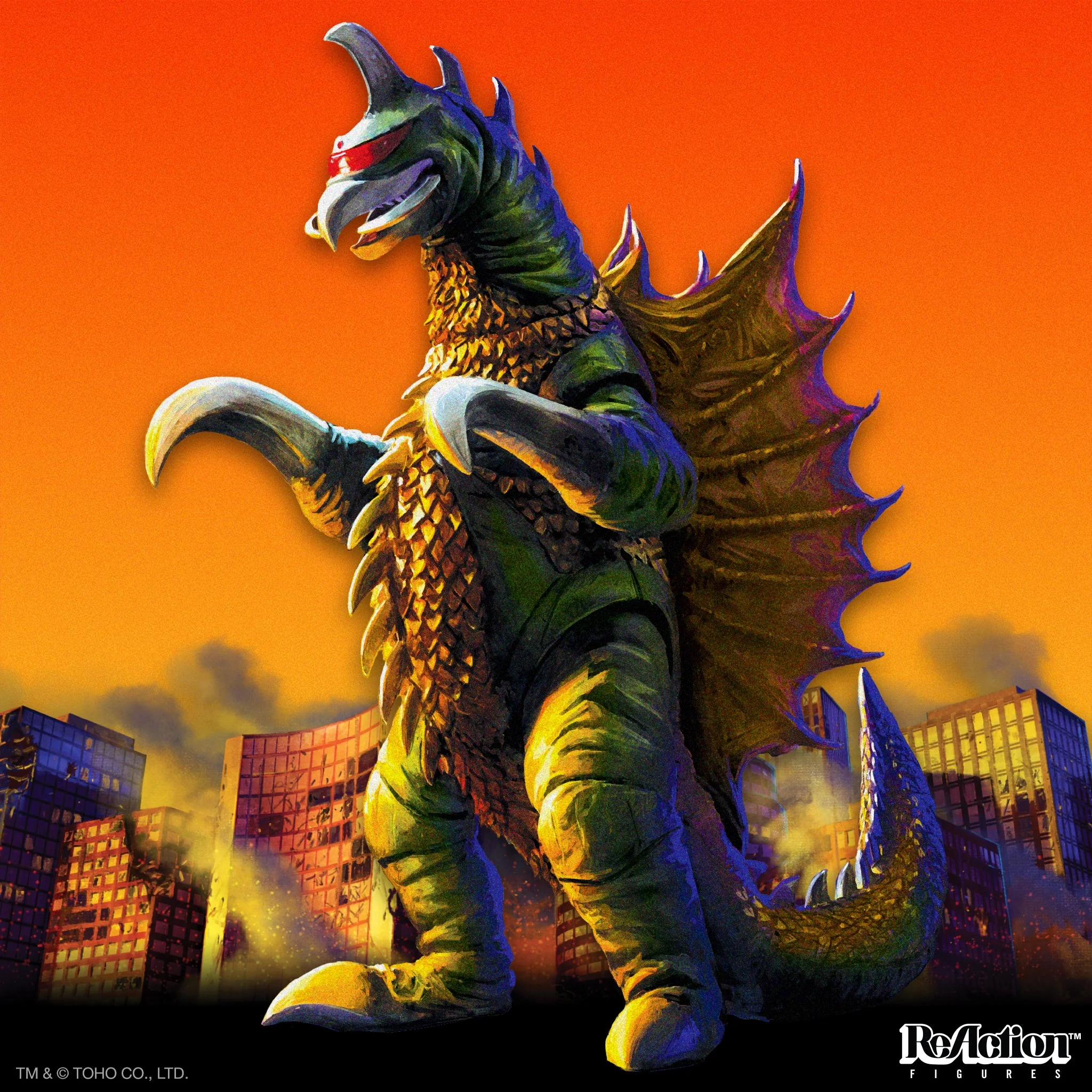 SUPER7 - Godzilla Toho ReAction Figure - Gigan - Image 2