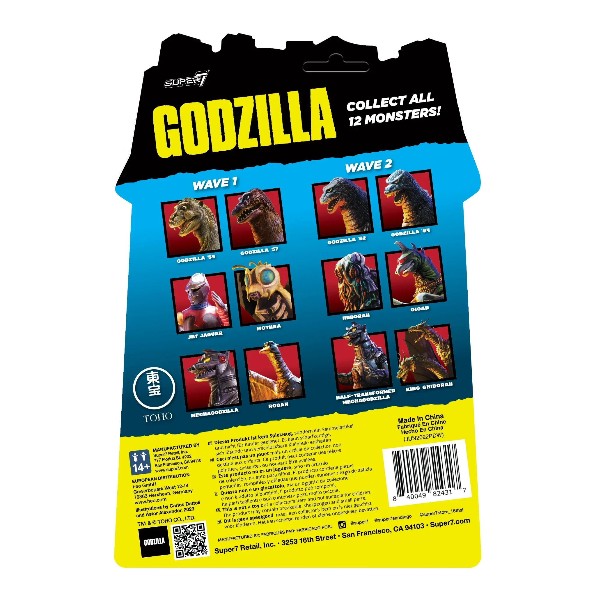 SUPER7 - Godzilla Toho ReAction Figure - Godzilla '84 - Image 3