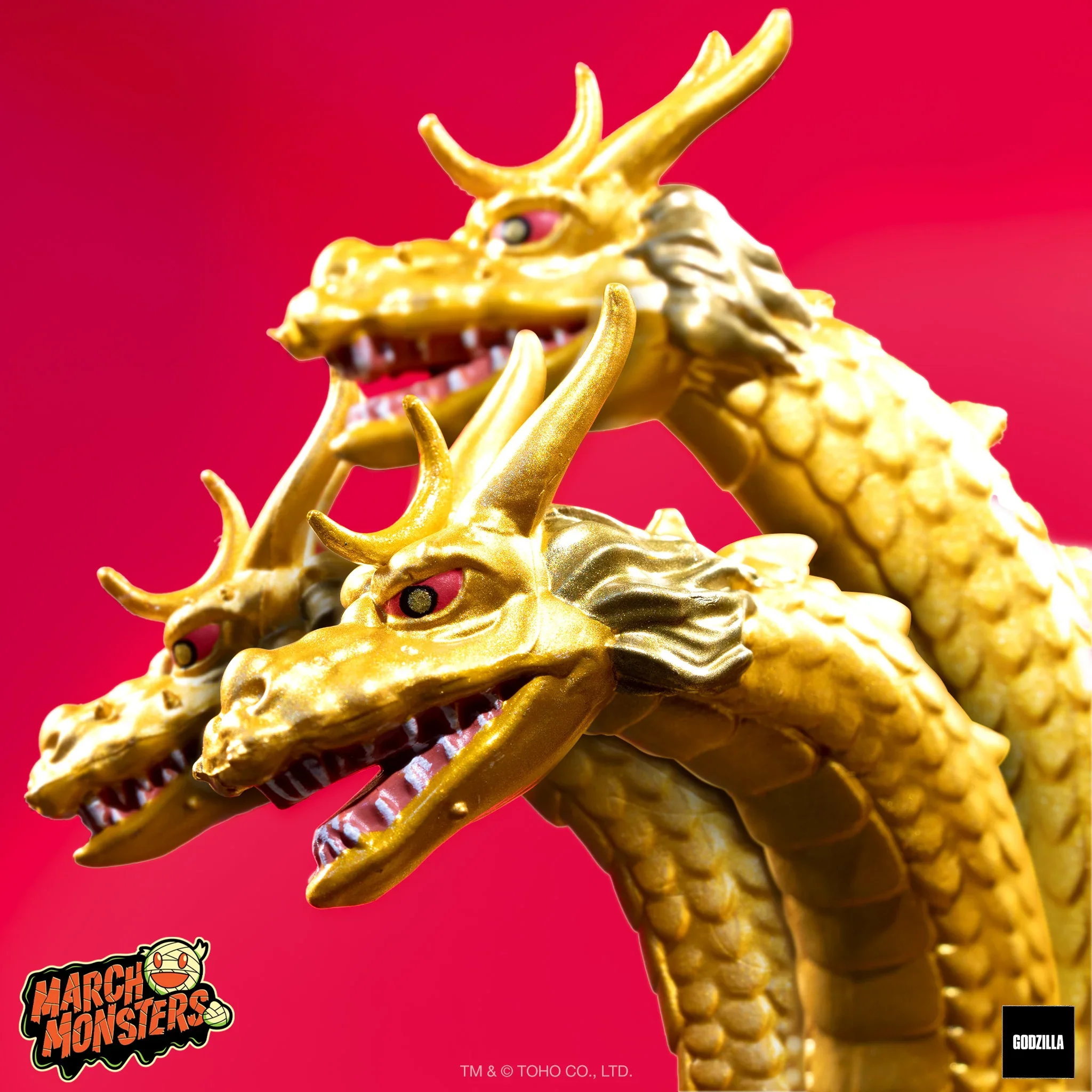 SUPER7 - Godzilla Toho ReAction Figure - King Ghidorah - Image 2