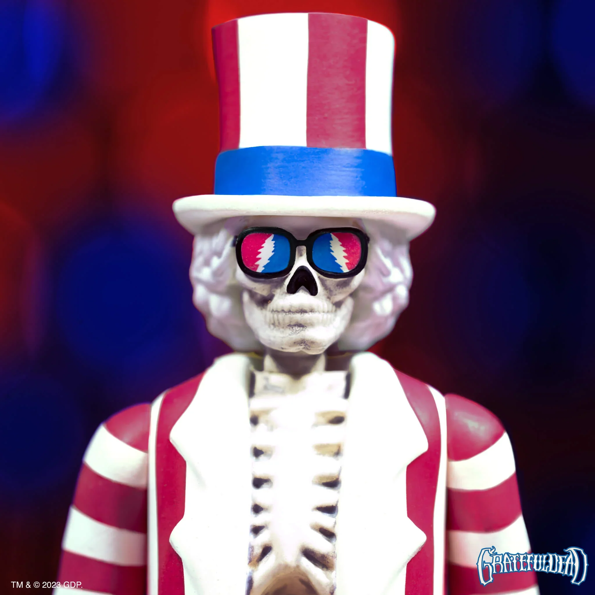 SUPER7 - Grateful Dead ReAction Figure - Uncle Sam - Image 3
