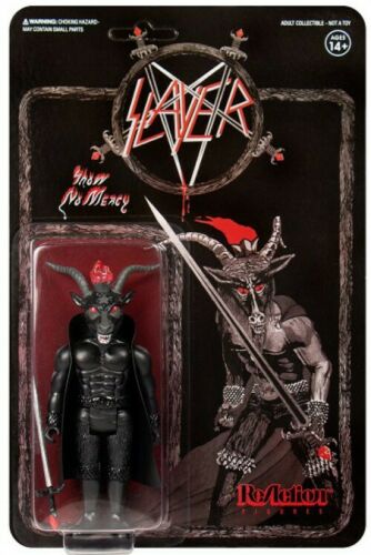 SUPER7 - Heavy Metal Legends Slayer Minotaur Action Figure [Show No Mercy, Black Magic] - Image 2