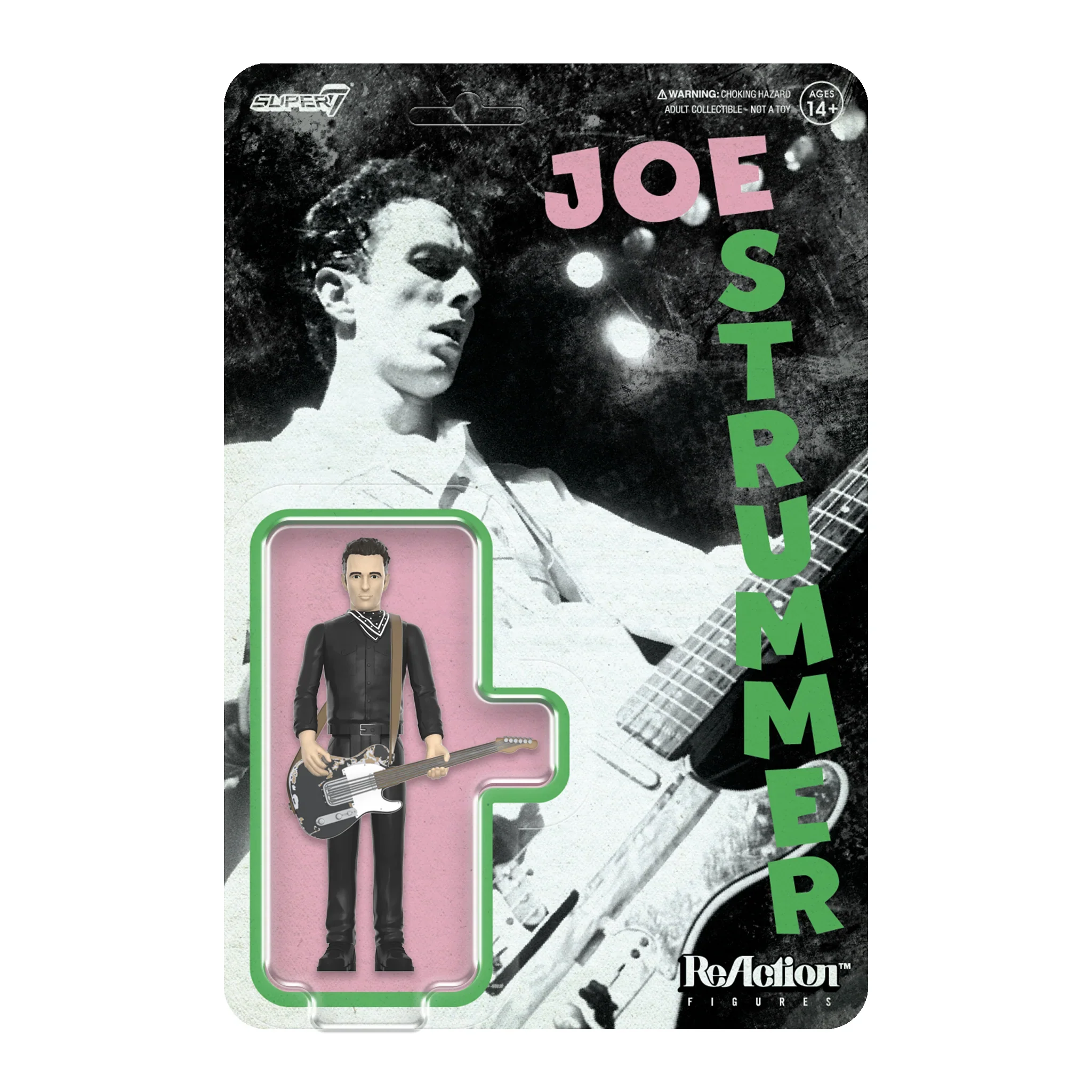SUPER7 - Joe Strummer ReAction Figure Joe Strummer (London Calling)