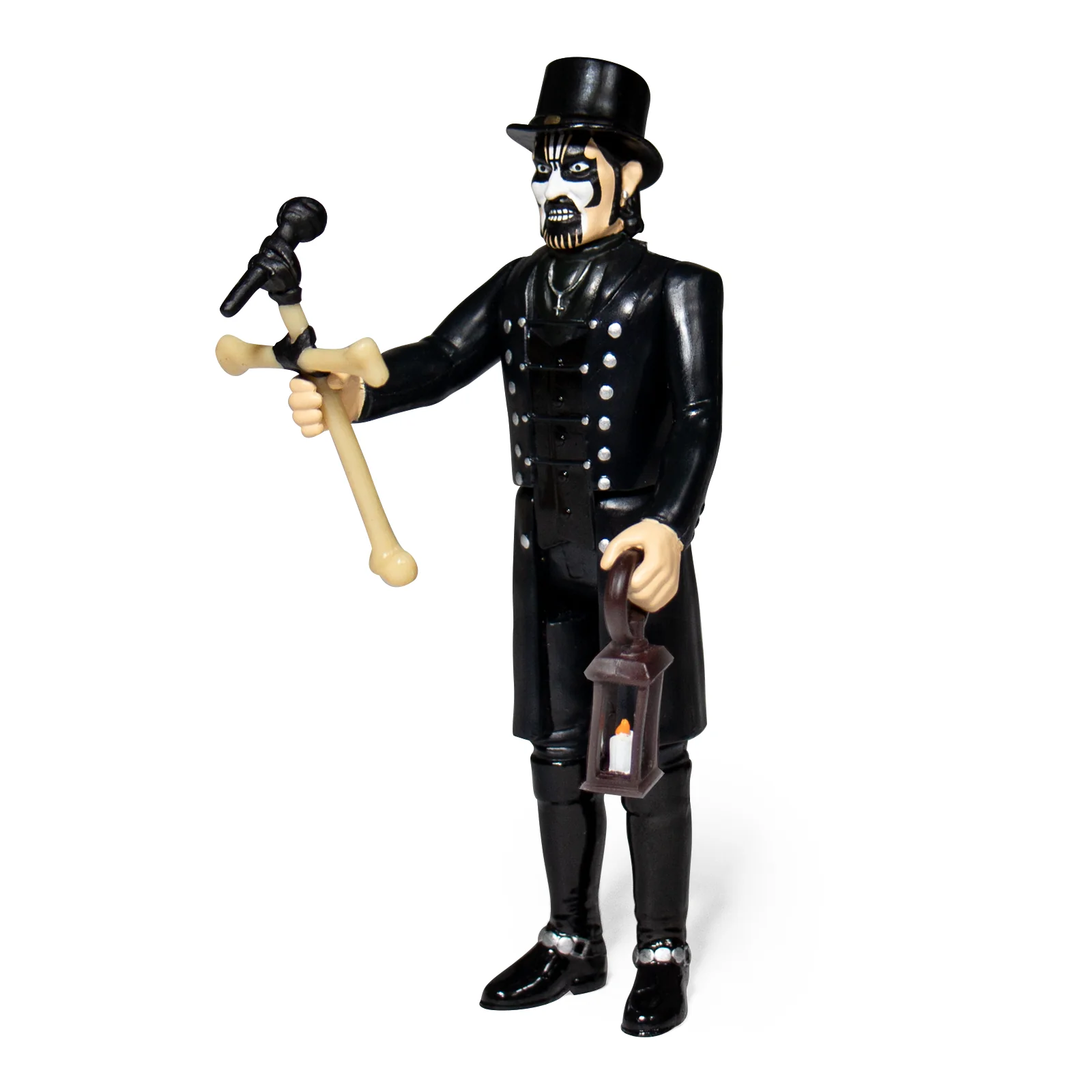 SUPER7 - King Diamond ReAction Figure - King Diamond Top Hat - Image 2
