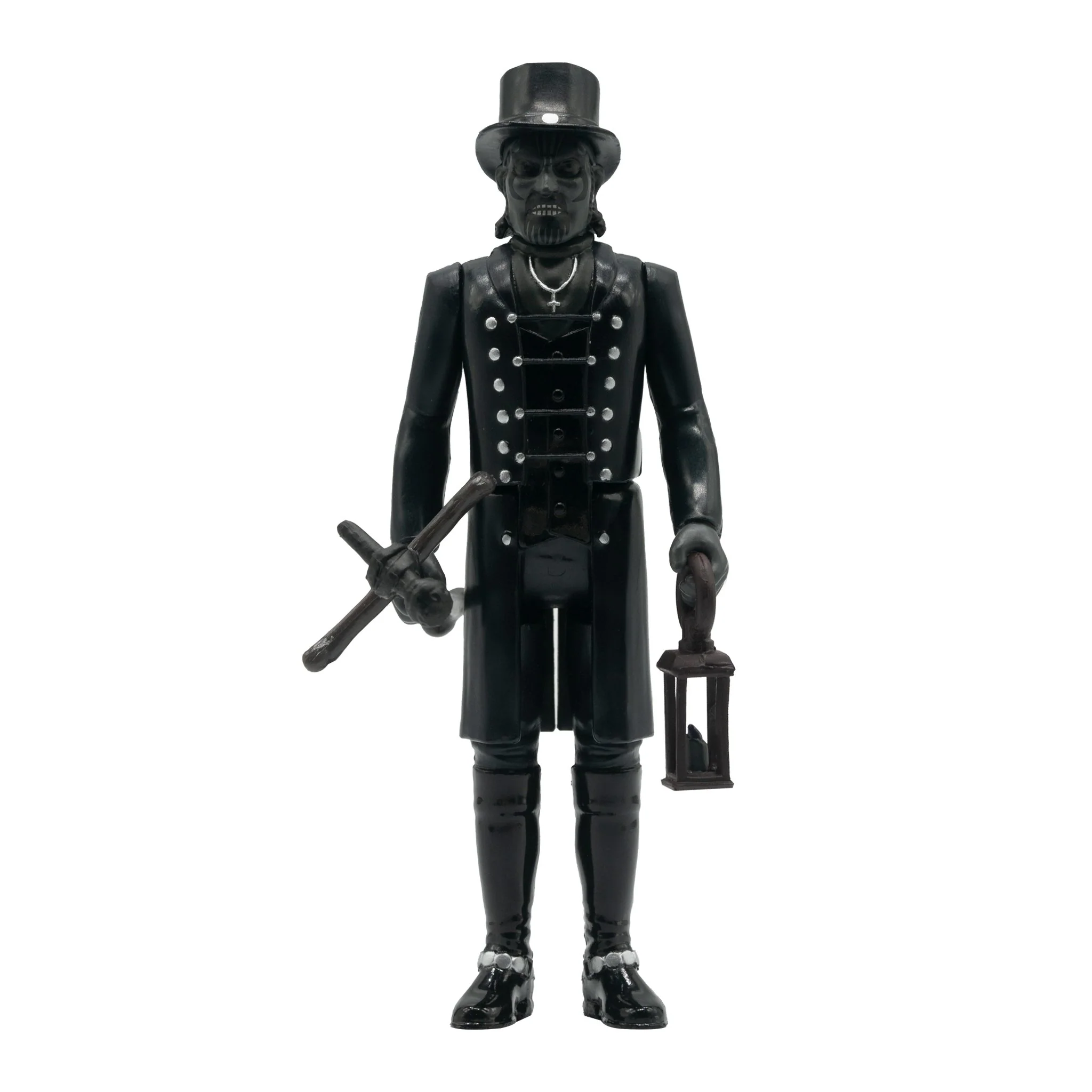 SUPER7 - King Diamond ReAction Figure - Top Hat (Midnight Black Metal) - Image 2