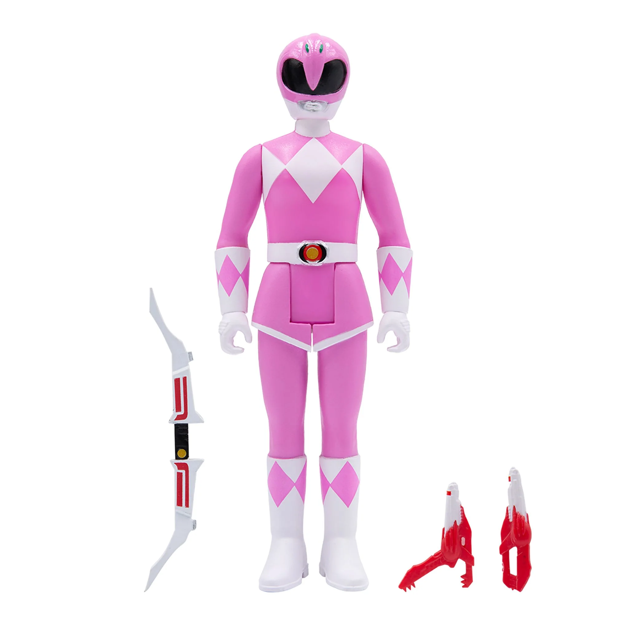 SUPER7 - Mighty Morphin Power Rangers ReAction Figure Wave 2 - Pink Ranger - Image 2