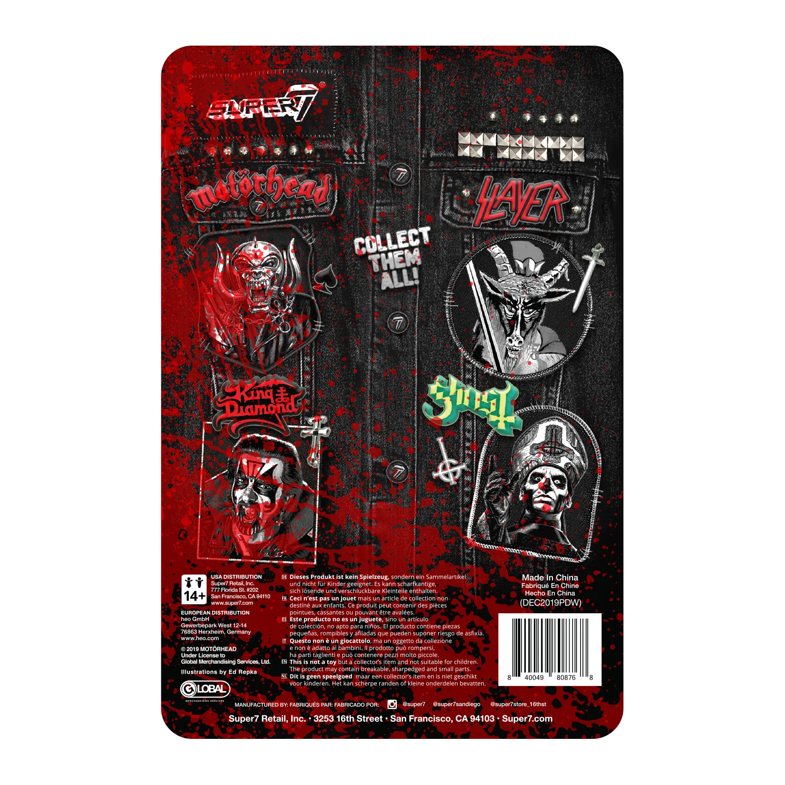 SUPER7 - Motorhead ReAction Figure - Warpig (Bloody) - Image 3