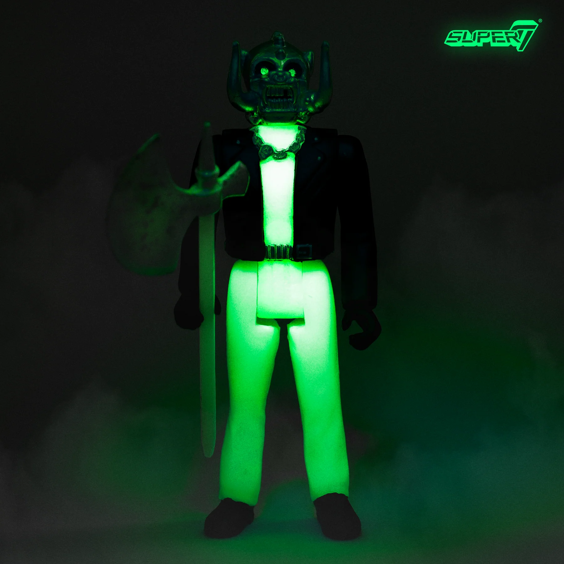 SUPER7 - Motorhead ReAction Figure - Warpig (Glow in the Dark) - Image 2