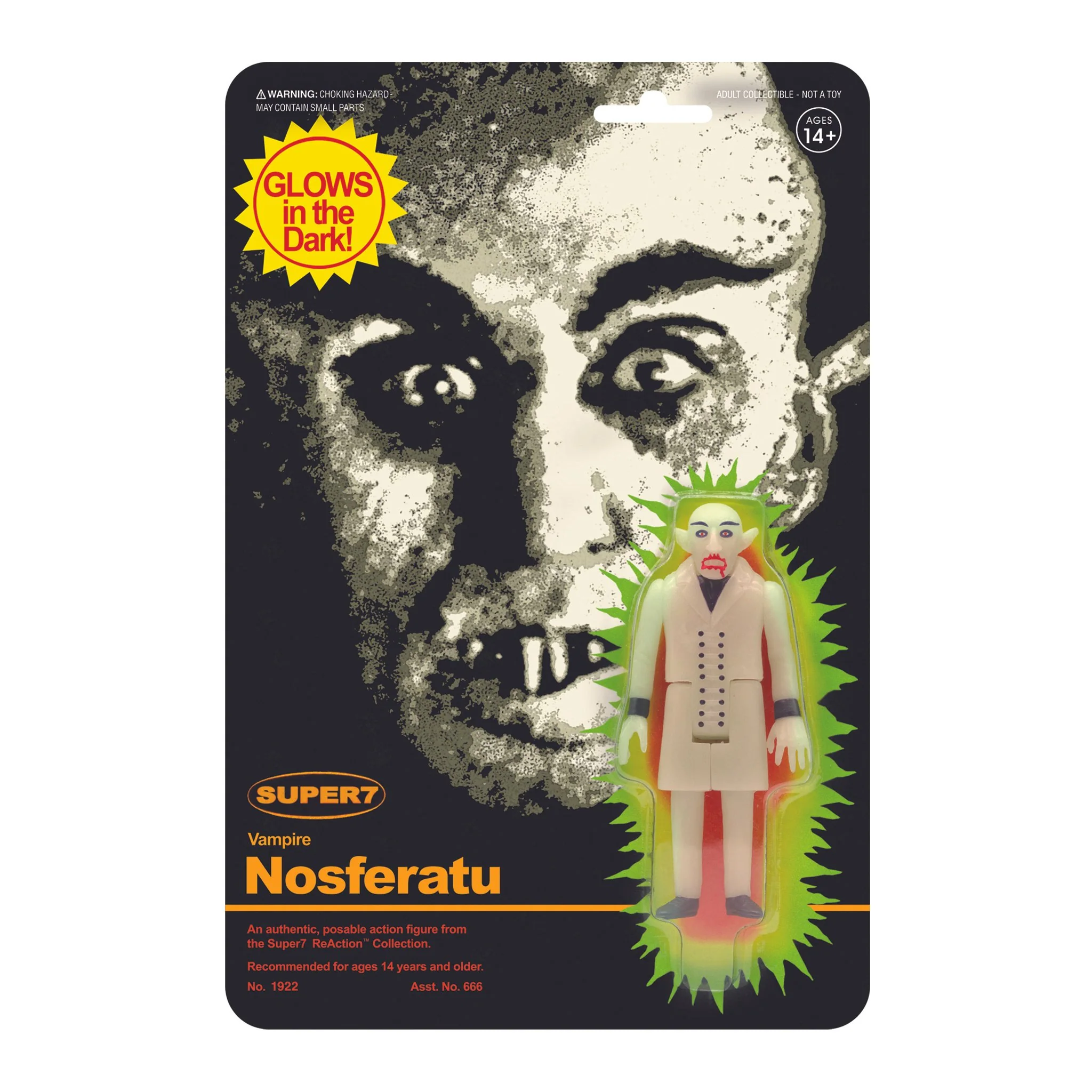 SUPER7 - Nosferatu ReAction Figure - Monster Glow
