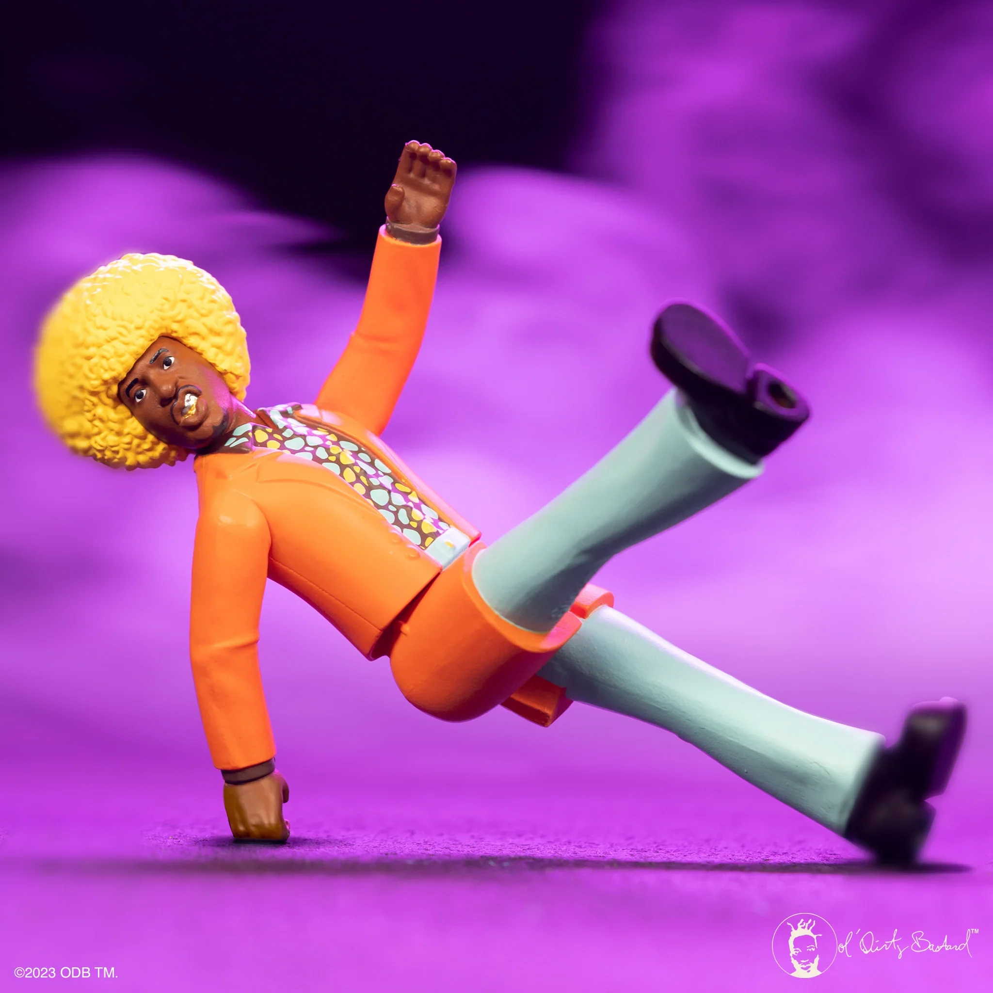 SUPER7 - Ol' Dirty Bastard (ODB) ReAction Figure - ODB Shimmy Shimmy Ya - Wu-Tang Clan - Image 3