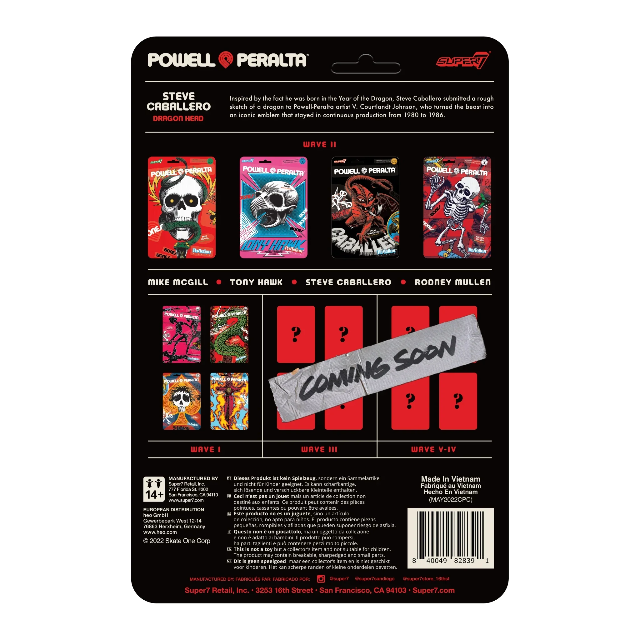 SUPER7 - Powell & Peralta ReAction Figure Wave 2 - Steve Caballero - Image 3