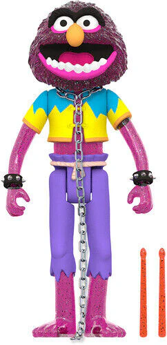 Super7 ReAction Figures - Muppet Show: Electric Mayhem Band - Animal (Glitter) Action Figure - Image 2