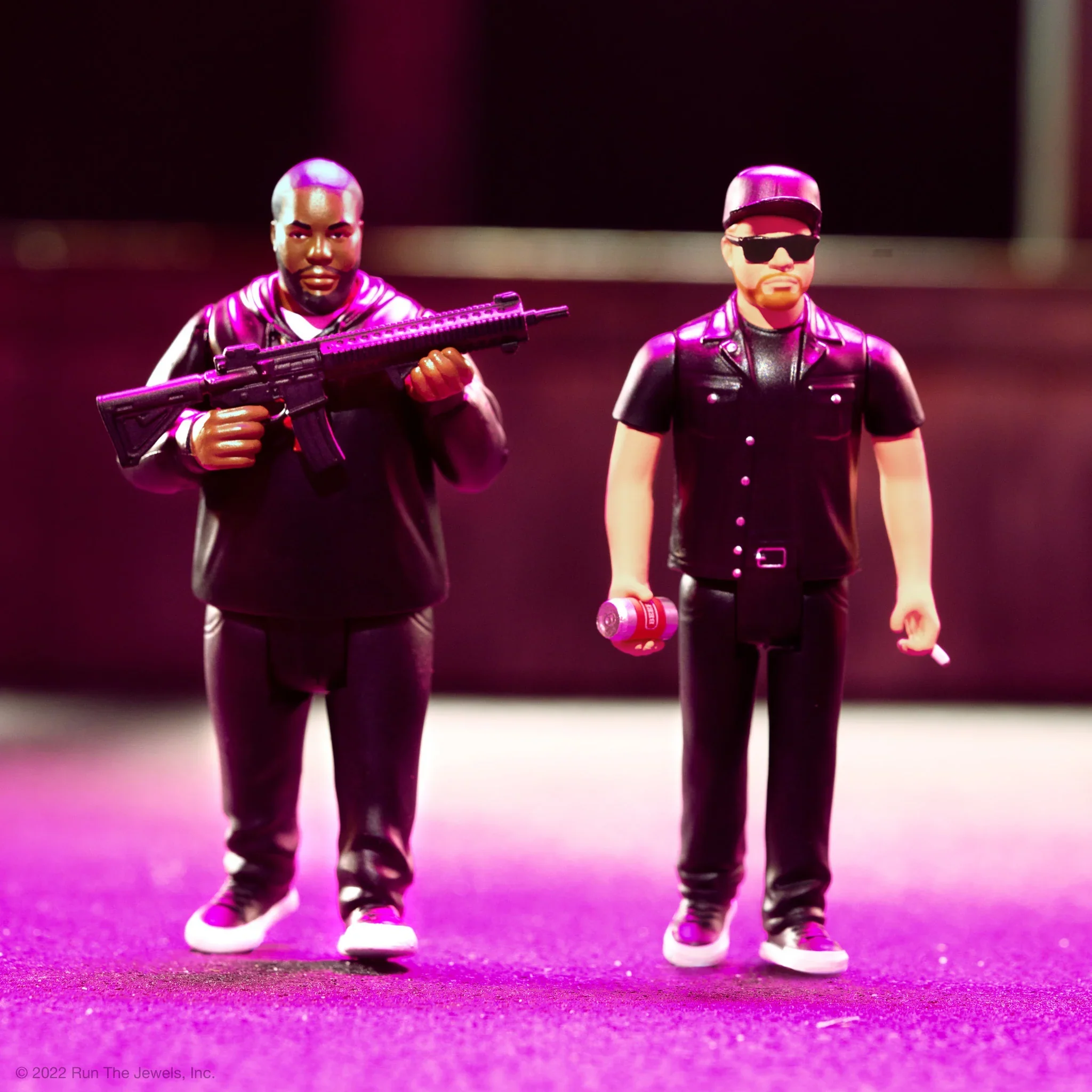 SUPER7 - Run the Jewels ReAction Figures Dangerous Killer Mike And El-P 2-Pack - Image 2