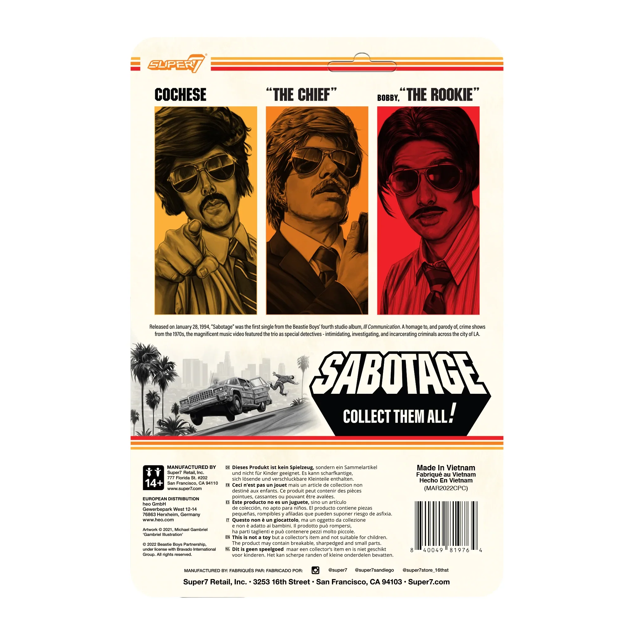 Super7 - Sabotage ReAction Figure - Nathan Wind - Image 3