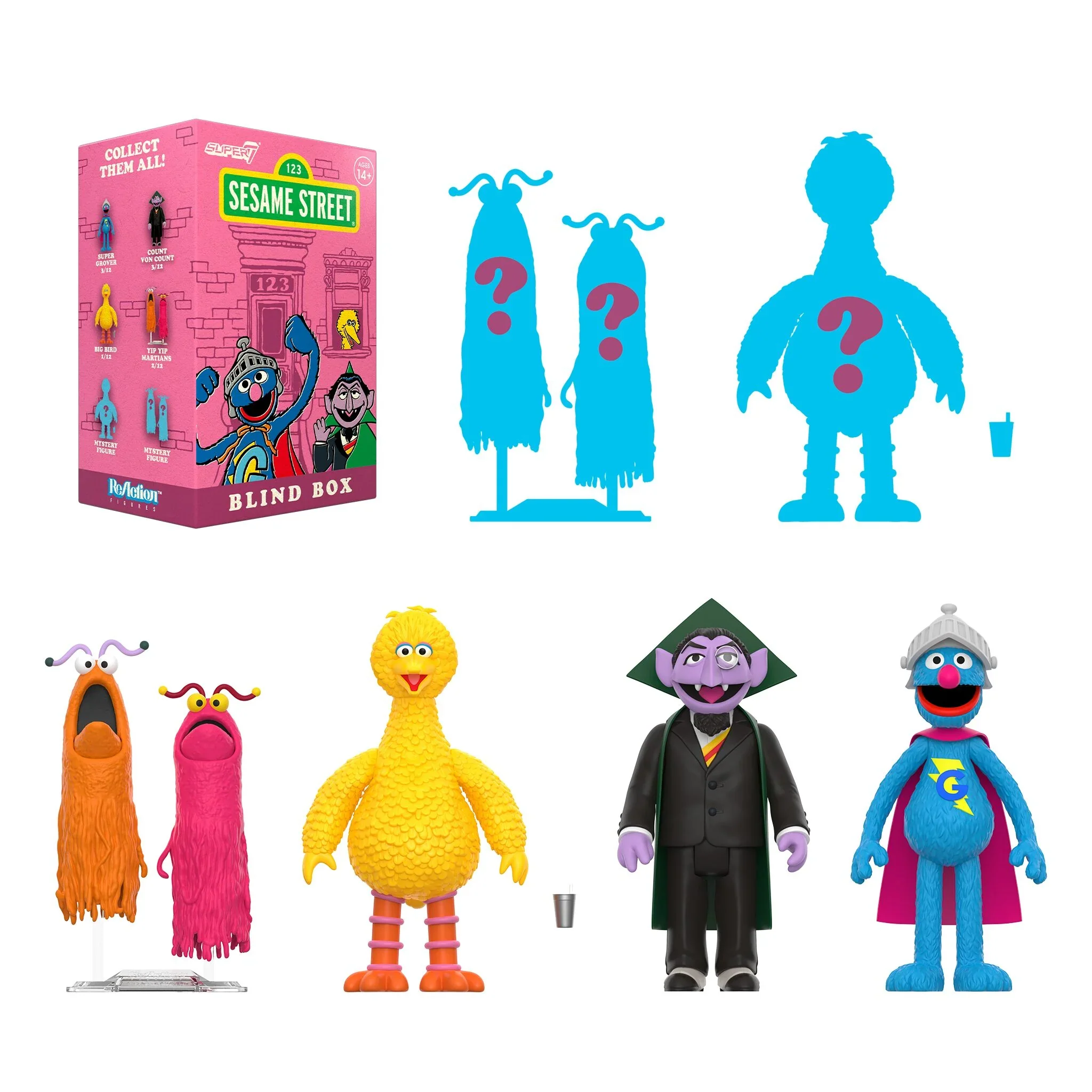 SUPER7 - Sesame Street Blind Box ReAction Figure Wave 2 - Image 2