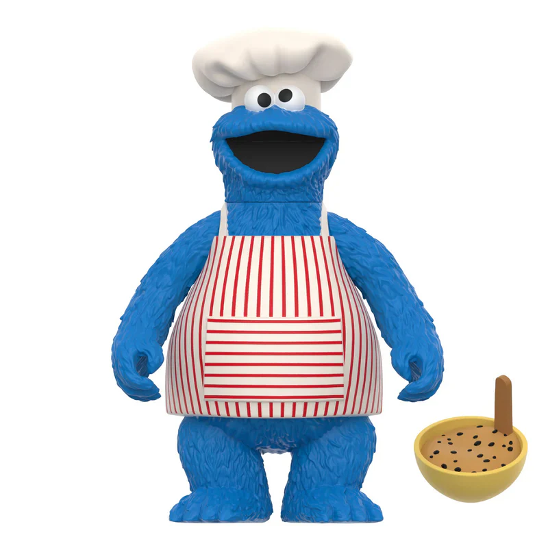 Super7 - Sesame Street ReAction Figures Wave 4 - Chef Cookie Monster - Image 2