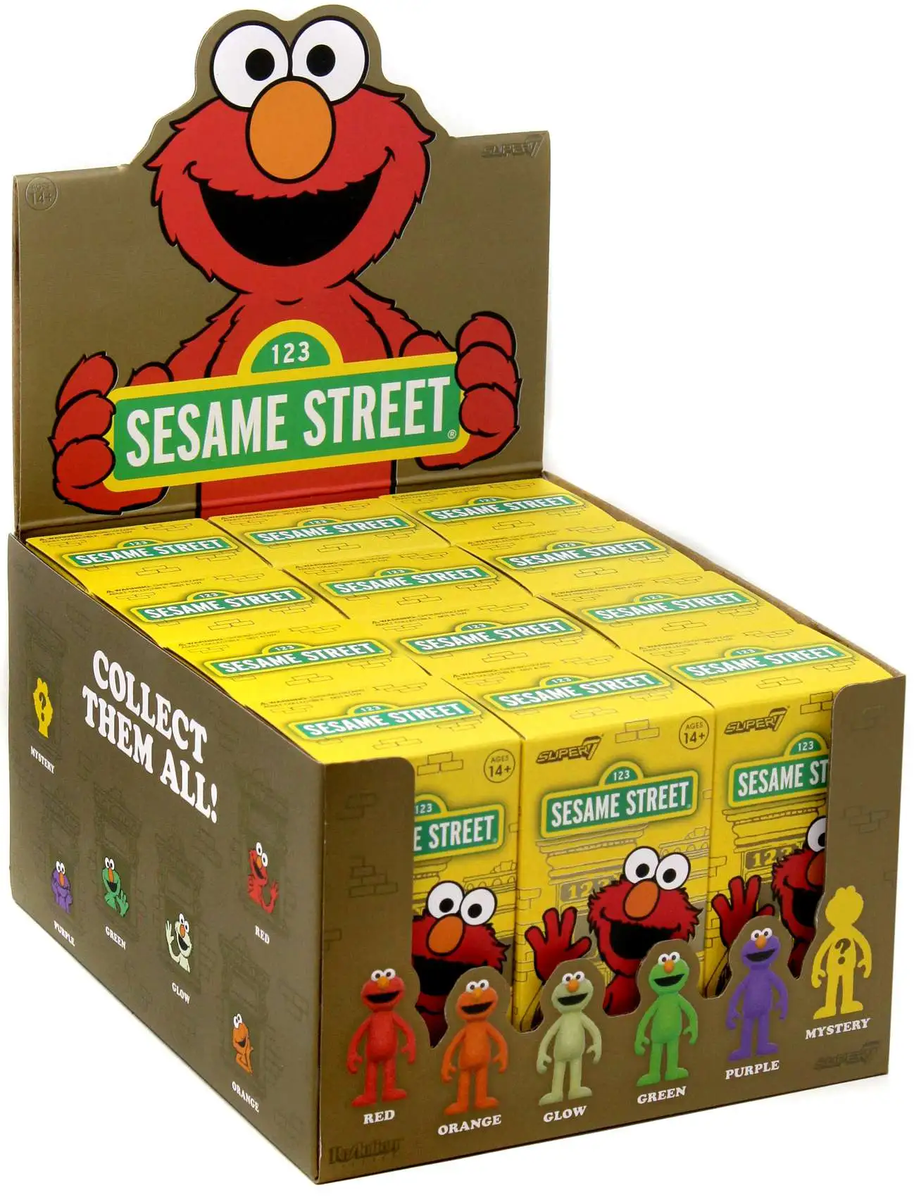 SUPER7 - Sesame Street Wave 4 Elmo Blind Box ReAction Figure - Image 2