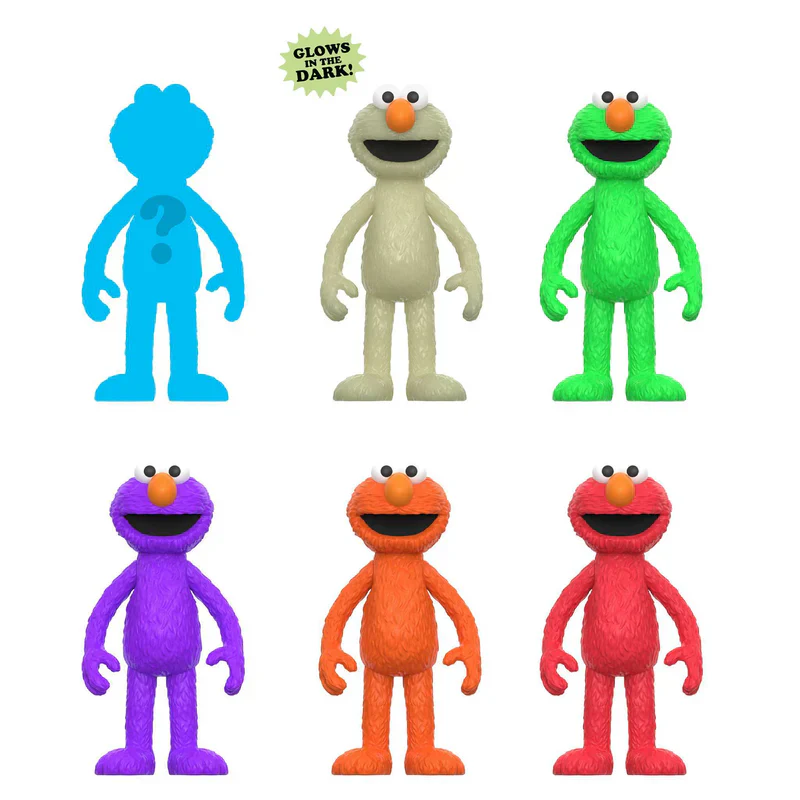 SUPER7 - Sesame Street Wave 4 Elmo Blind Box ReAction Figure - Image 3
