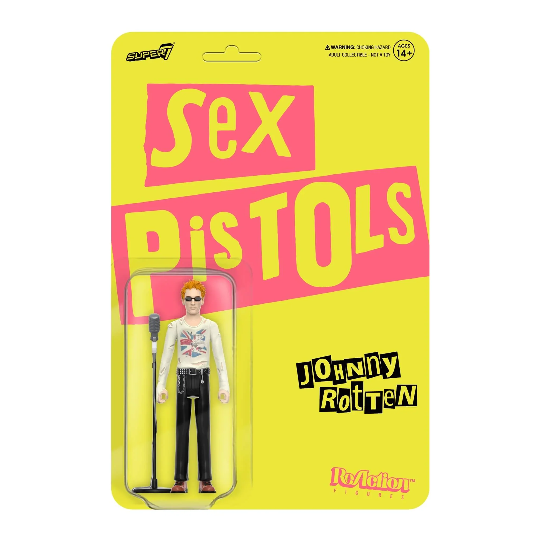 SUPER7 - Sex Pistols Reaction Figure - Johnny Rotten