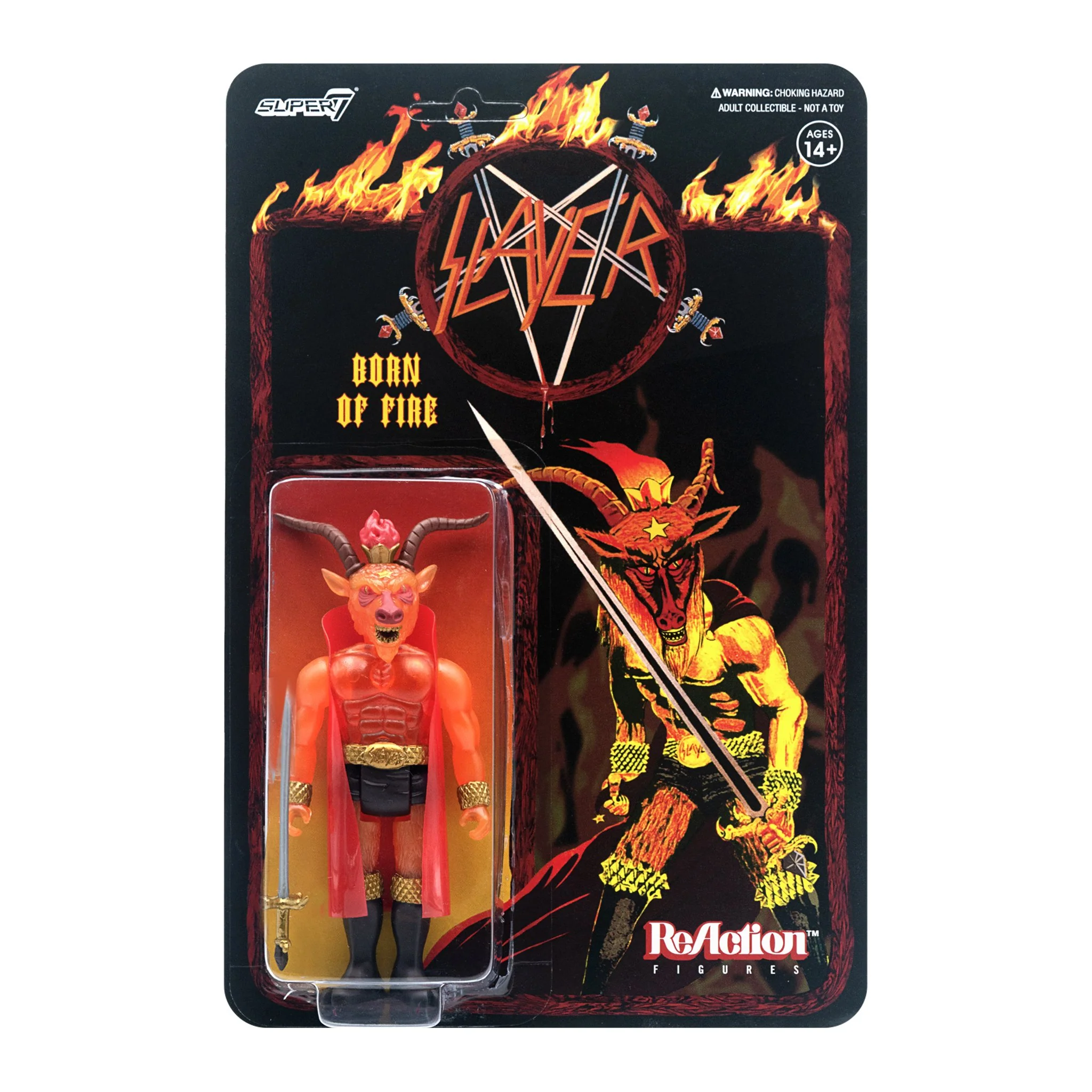 SUPER7 - Slayer ReAction Figure - Minotaur (Born of Fire)