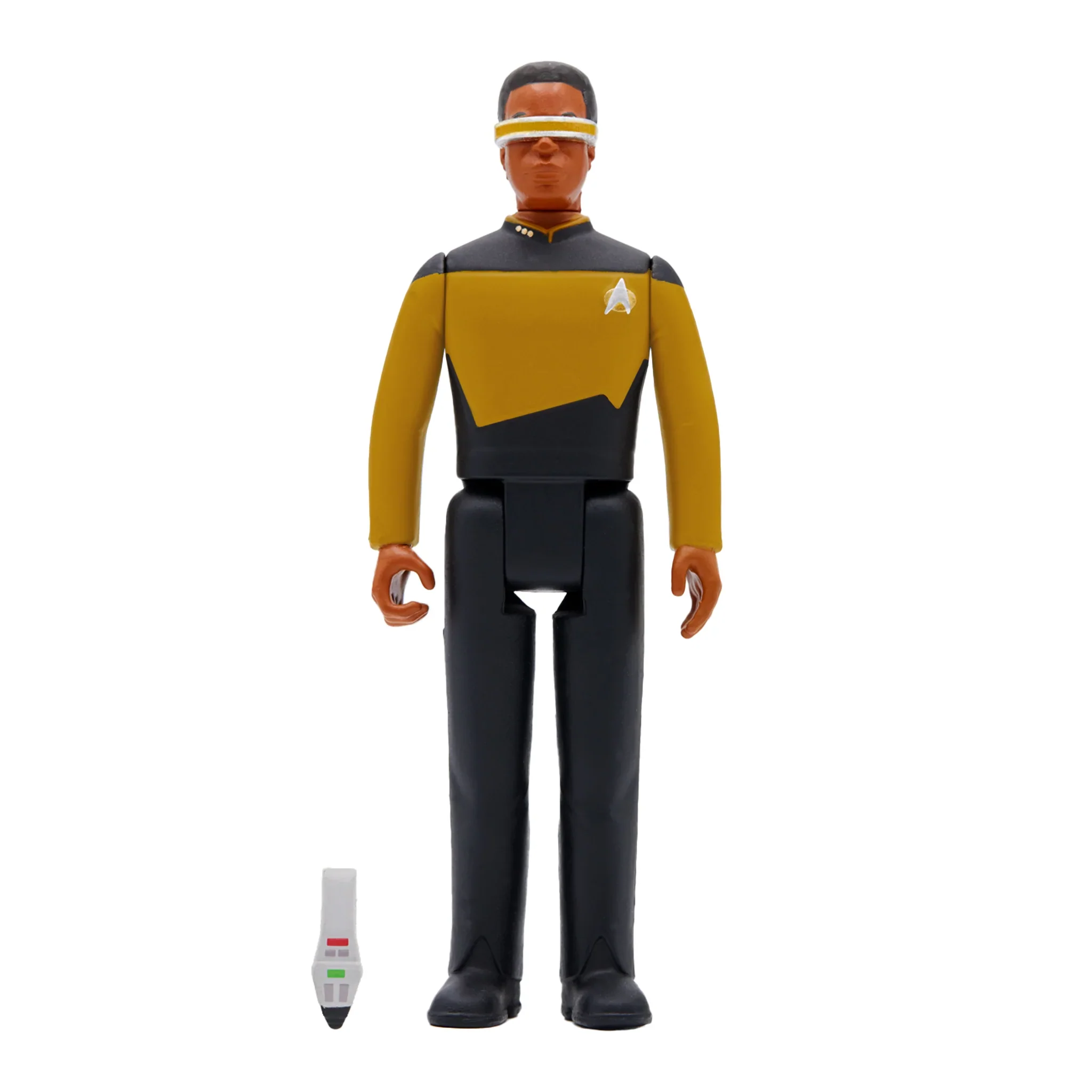 SUPER7 - Star Trek: The Next Generation ReAction Figure Wave 1 - Lt. Commander La Forge - Image 2