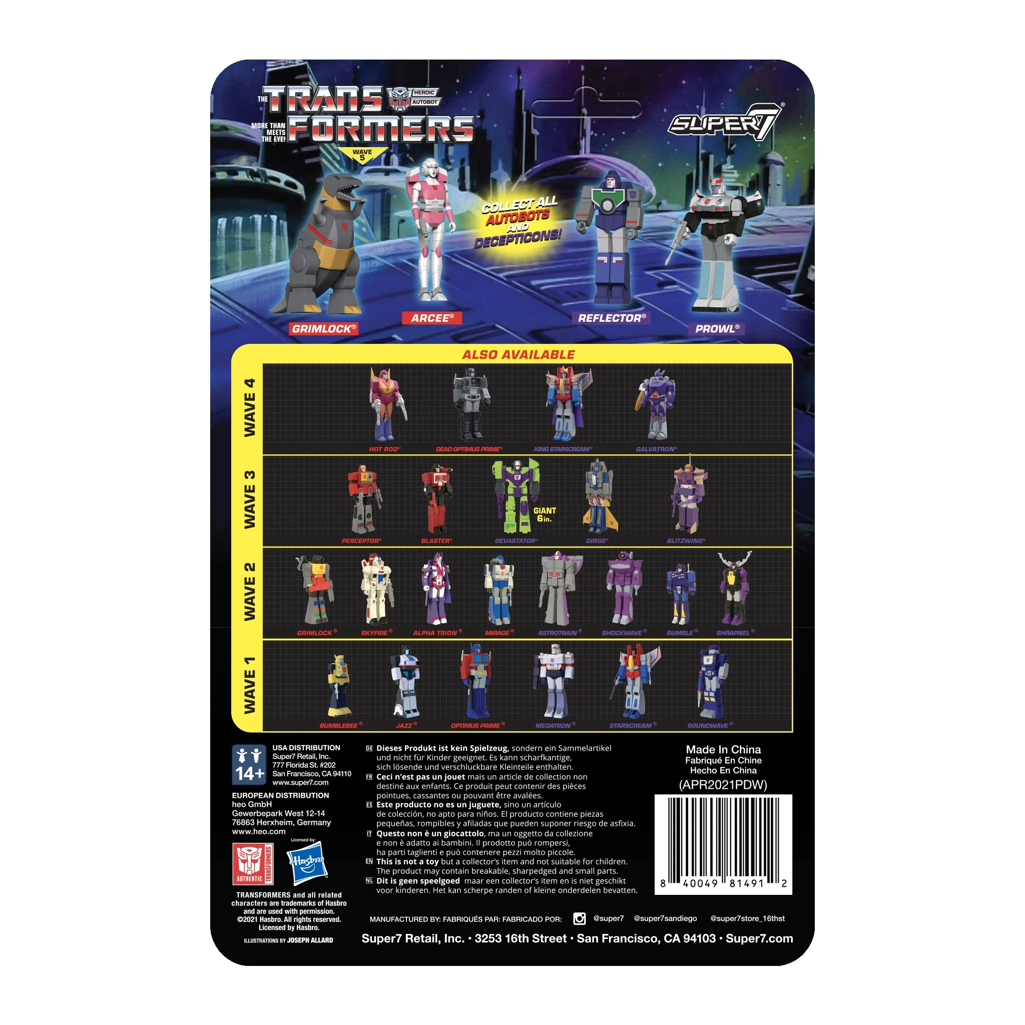 SUPER7 - Transformers ReAction Figure - Optimus Santa - Image 3
