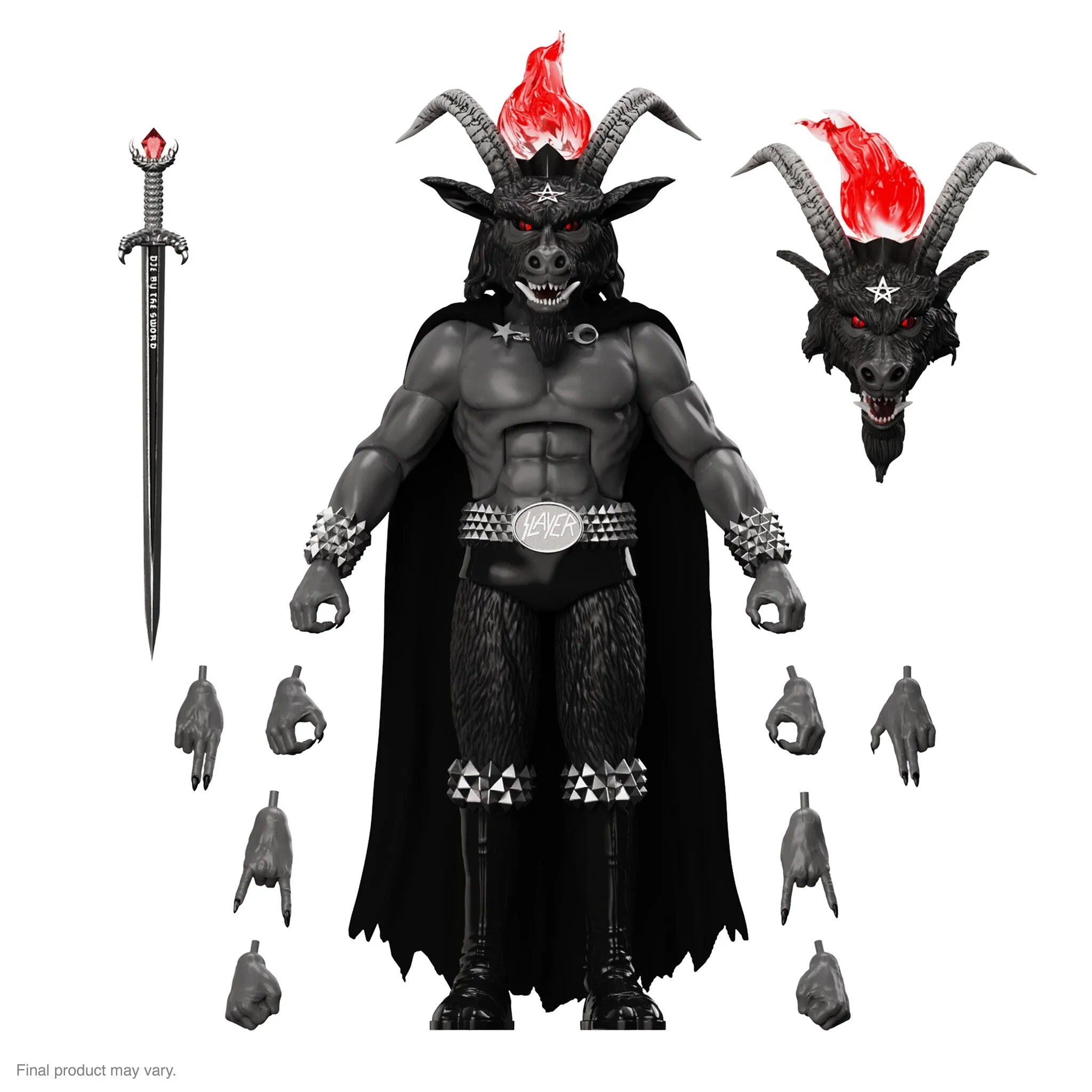 SUPER7 - Ultimates! Slayer Minotaur (Black Magic) Action Figure - Image 2