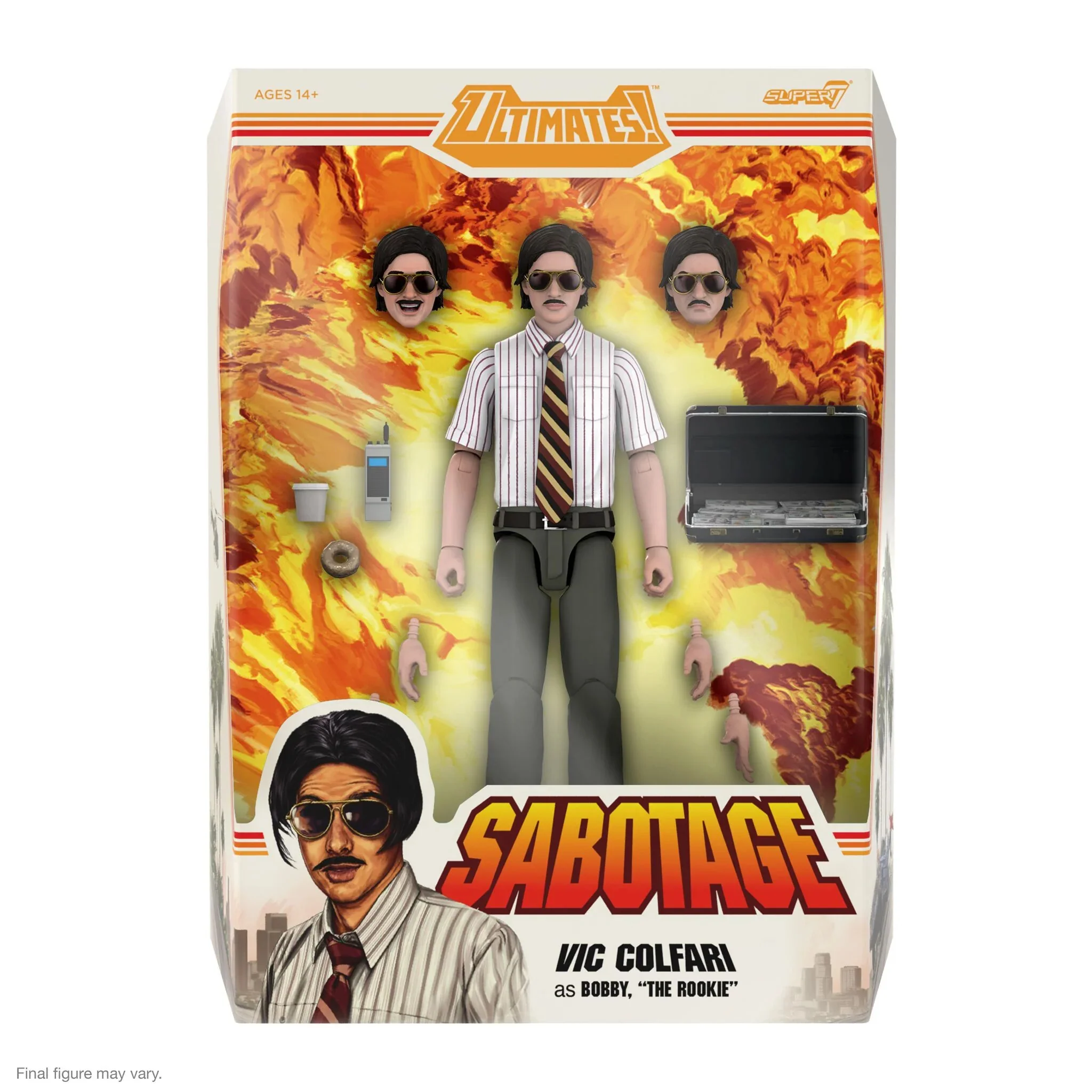 SUPER7 - Vic Colfari as Bobby "The Rookie" Ultimates! Action Figure - Image 2