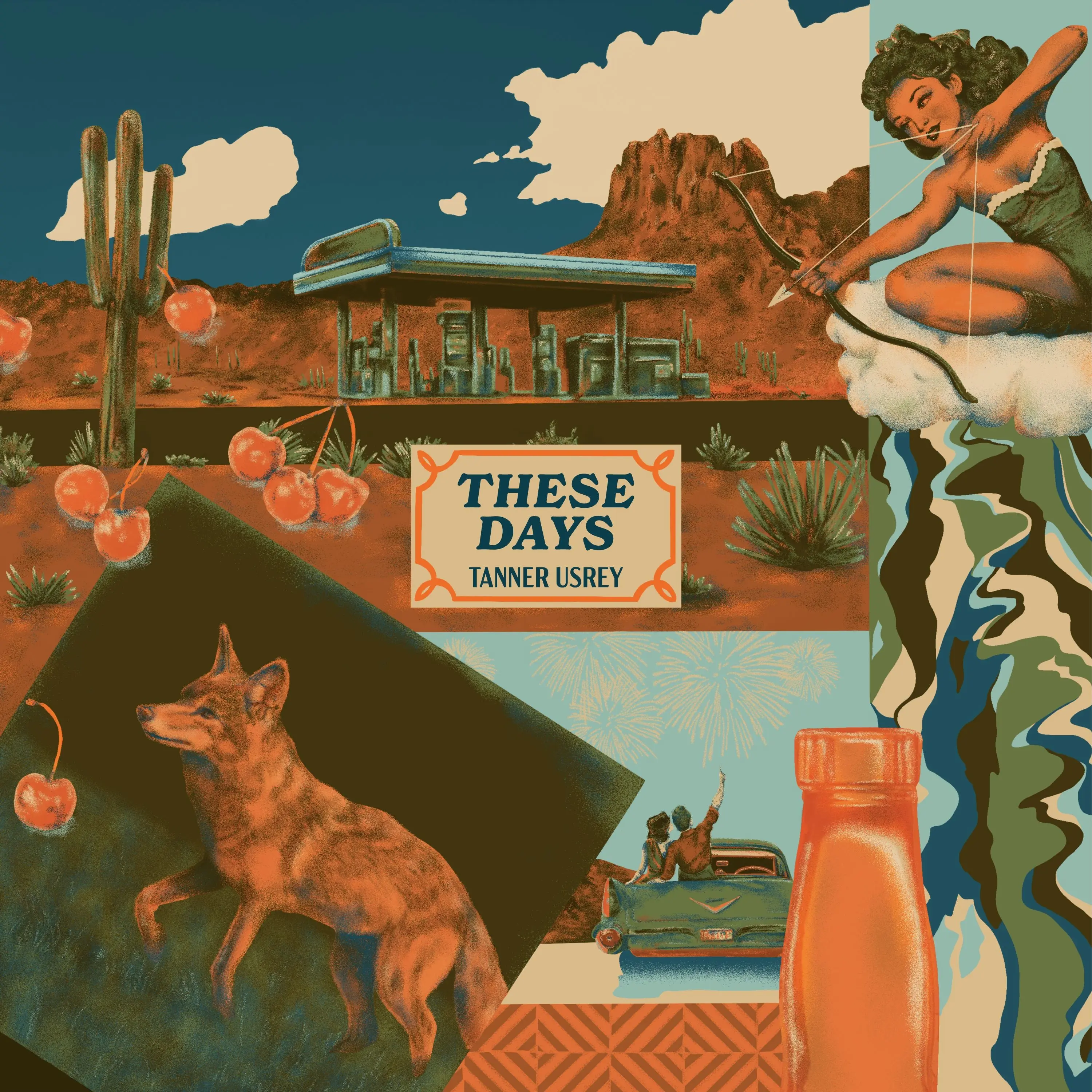 Tanner Usrey - These Days (Orange Blend Vinyl) (New Vinyl)